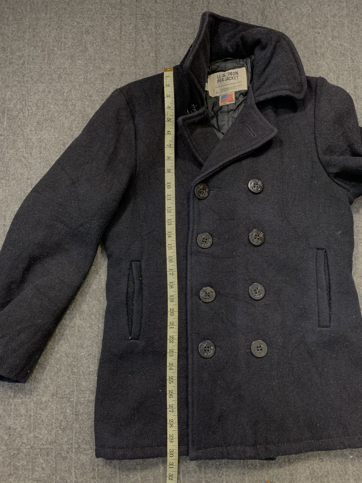 Schott Vintage Schott Nyc US Army 740N Pea Jacket Padded Inner Size US S / EU 44-46 / 1 - 10 Thumbnail