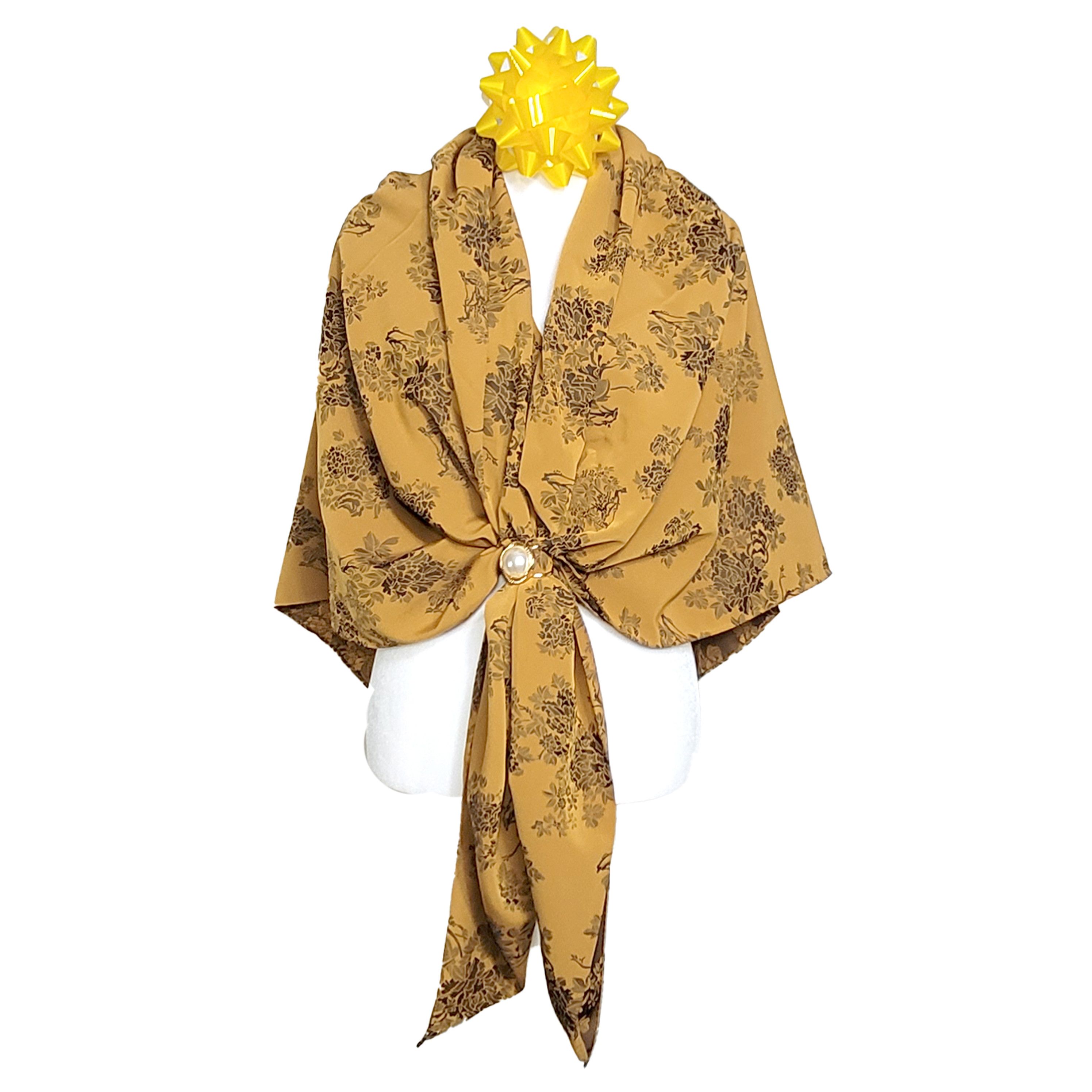 Other NWT Double-Sided Silk Scarf 52"x52" Large Square Wrap 3009 Size ONE SIZE - 3 Thumbnail