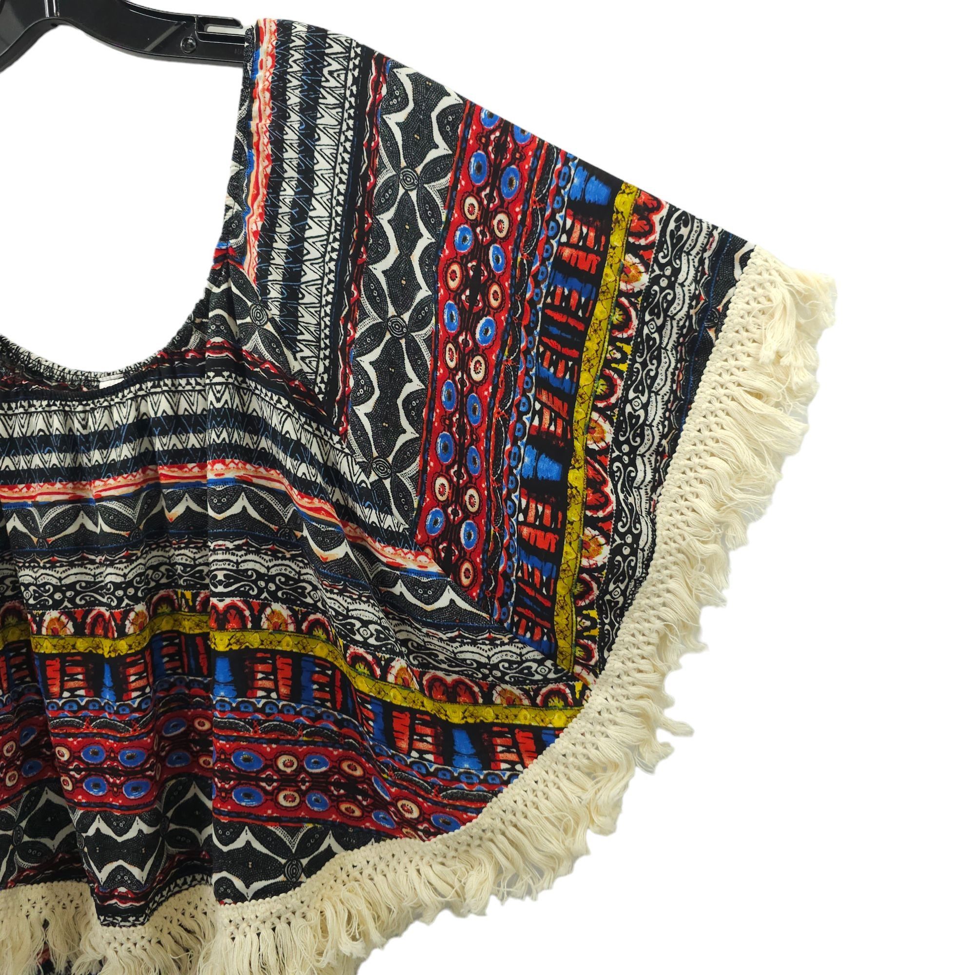 Other Yahada Tribal Geometric Boho Mini Dress Womens S Fringe Size S / US 4 / IT 40 - 14 Thumbnail