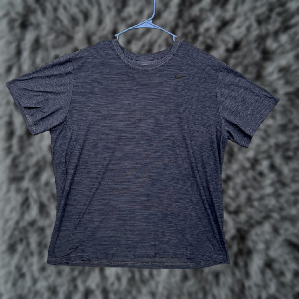 Nike Nike Shirt Mens XL Dri-FIT Lightweight Athletic Running Tee Top Blue Size US XL / EU 56 / 4 - 1 Thumbnail