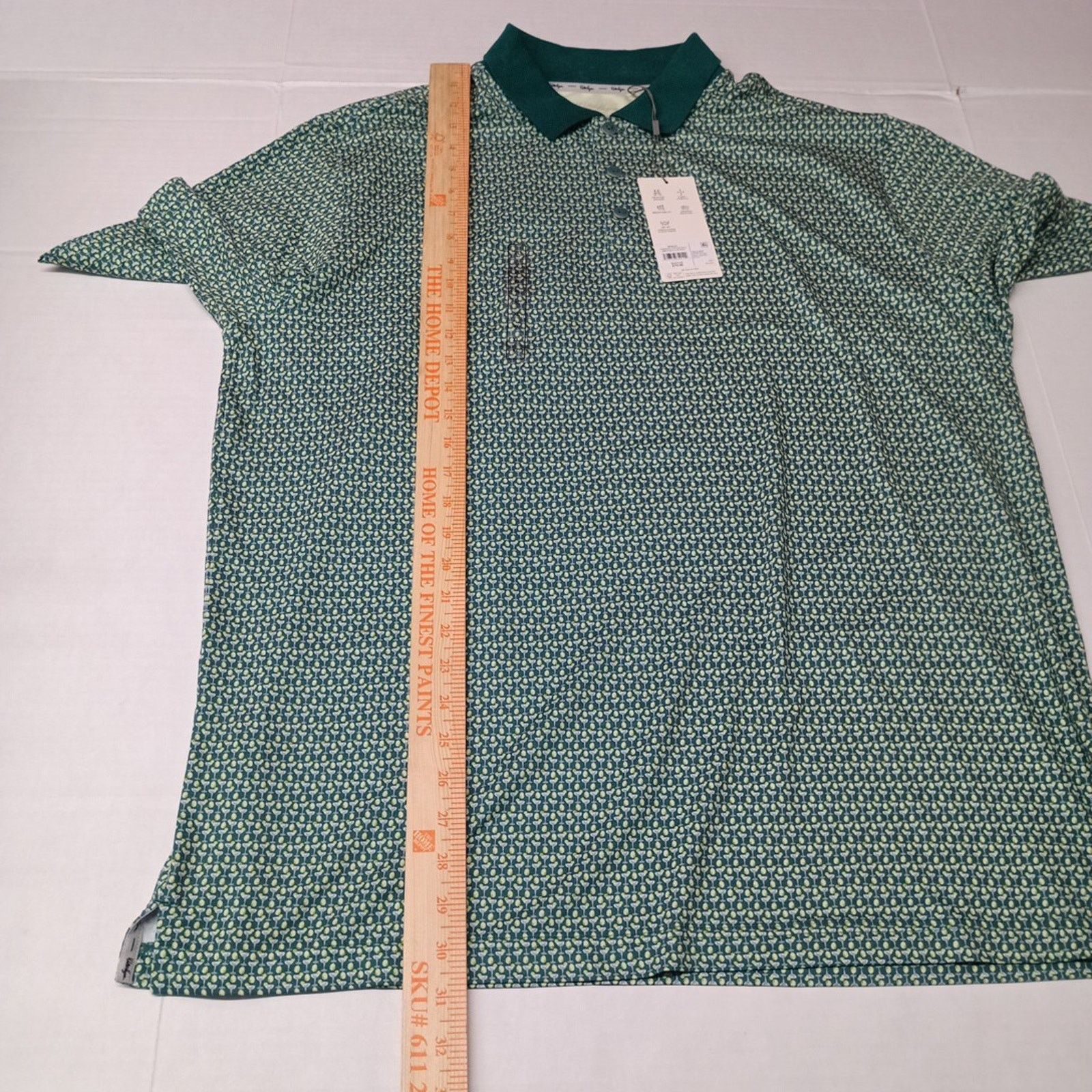 Other Walter Hagen Golf Polo Shirt Men's XL Green Martini Print Size US XL / EU 56 / 4 - 6 Thumbnail