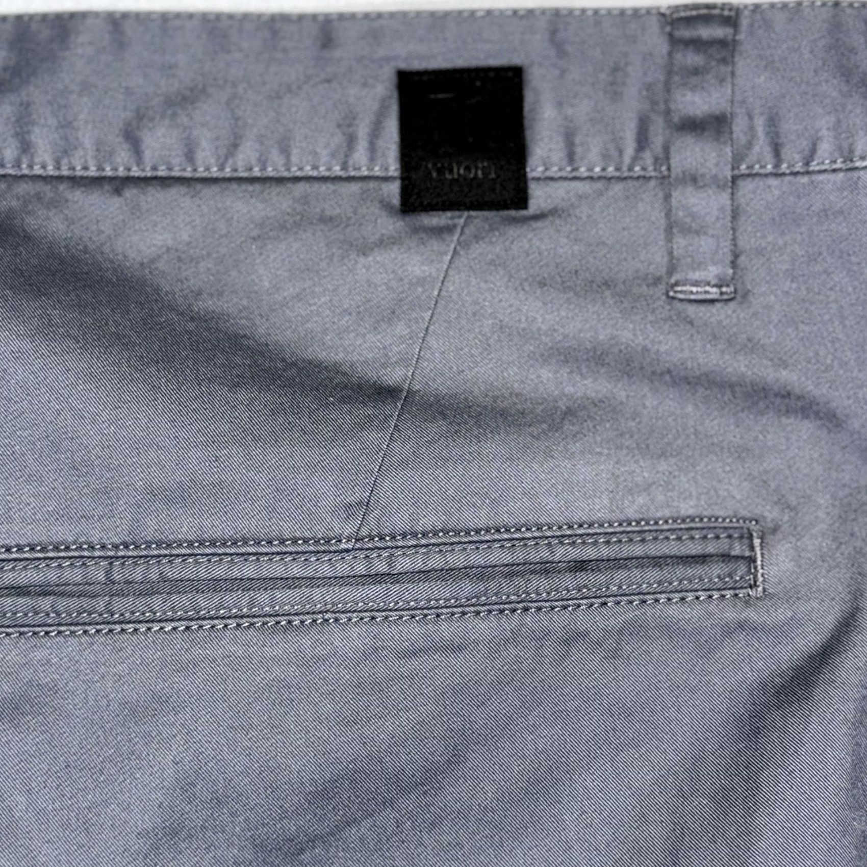 Vuori Vuori Pants Mens 36 Gray Chino Cotton Elastane Stretch Casual Golf Trousers Size US 36 / EU 52 - 6 Thumbnail