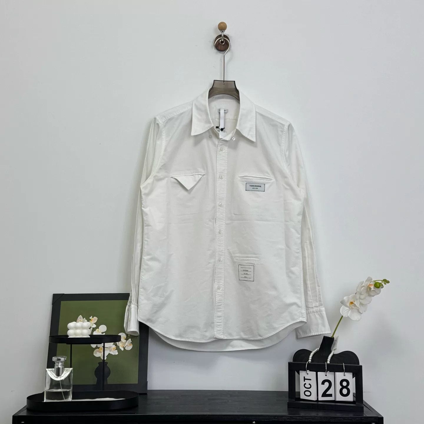 Thom Browne Thom Browne Pocket Logo Shirt Size 3 Size US L / EU 52-54 / 3 - 1 Thumbnail