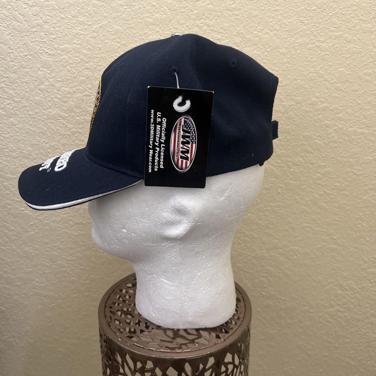 Other U.S. NAVY RETIRED Cap Blue Embroidered LOGO Adjust US Naval Size ONE SIZE - 2 Thumbnail