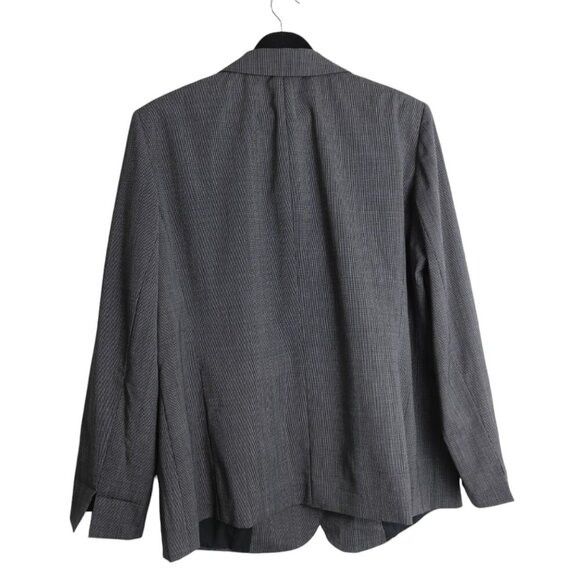 Lafayette 148 Lafayette 148 New York Blazer Jacket Charcoal Wool Blend Size XXL / US 16-18 / IT 52-54 - 8 Thumbnail