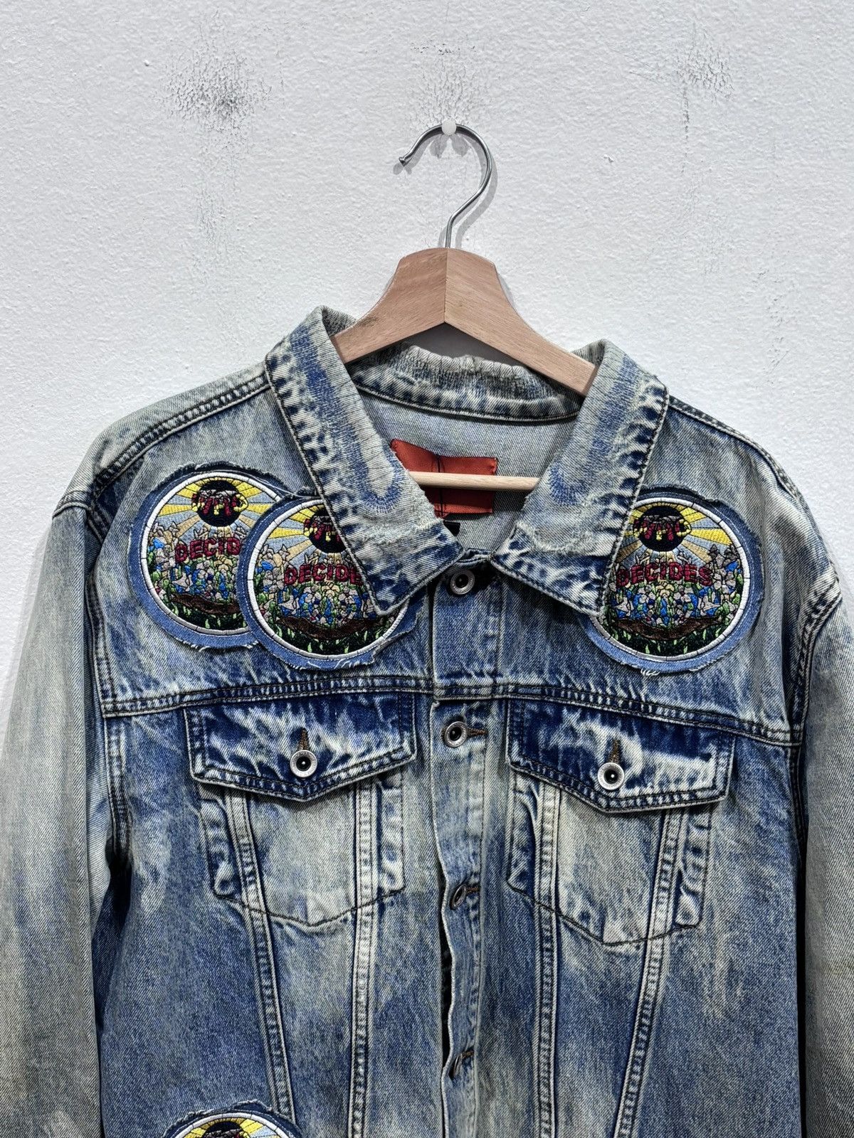 Who Decides War WHO DECIDES WAR ACID SPHERE DENIM JACKET Size US L / EU 52-54 / 3 - 3 Thumbnail
