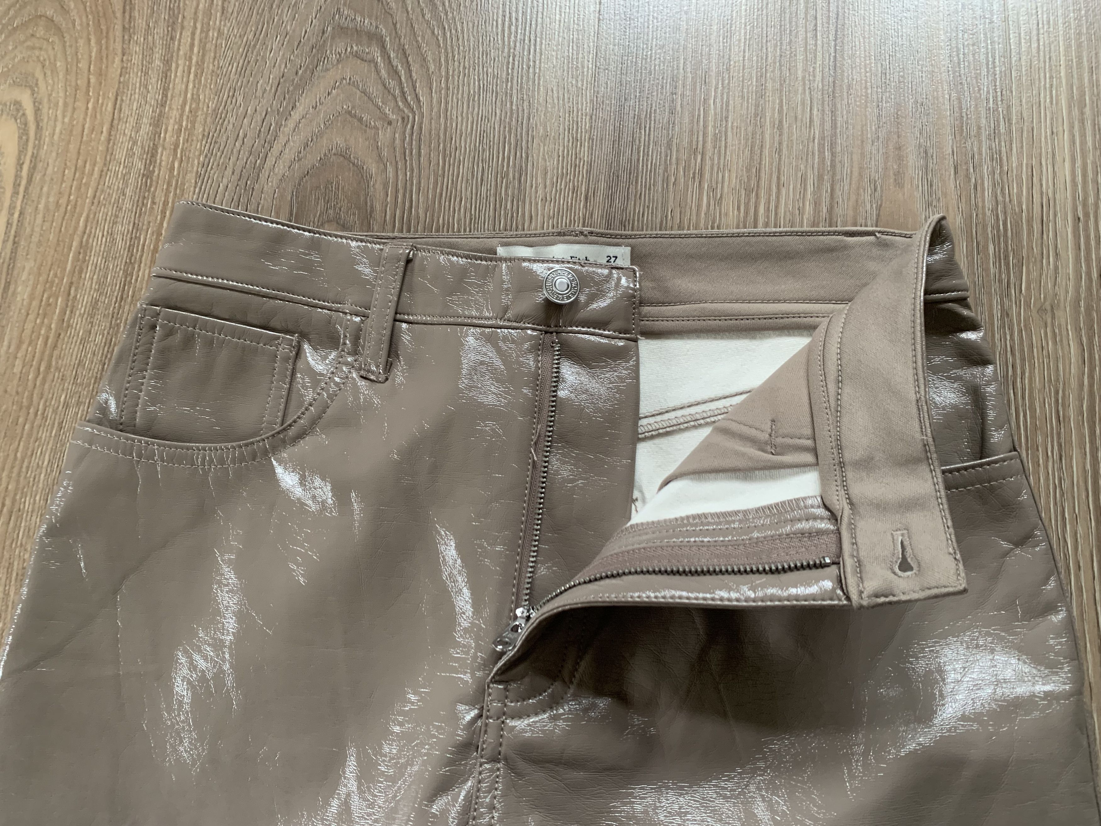 Leather Abercrombie Women's Recycled Leather Pants Size 27" / US 4 / IT 40 - 5 Thumbnail