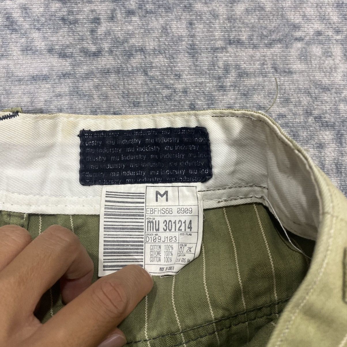 Vintage Baggy☠️ Mu Industry Loose Relaxed Wide Pants Army Size US 30 / EU 46 - 8 Thumbnail