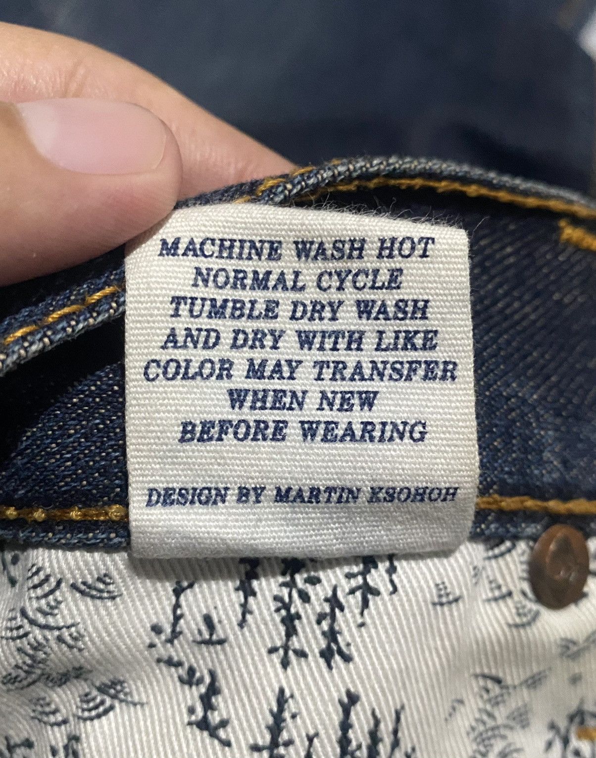 RMC Jeans Rare! Rmc Selvedge Denim Jeans Size US 34 / EU 50 - 14 Thumbnail