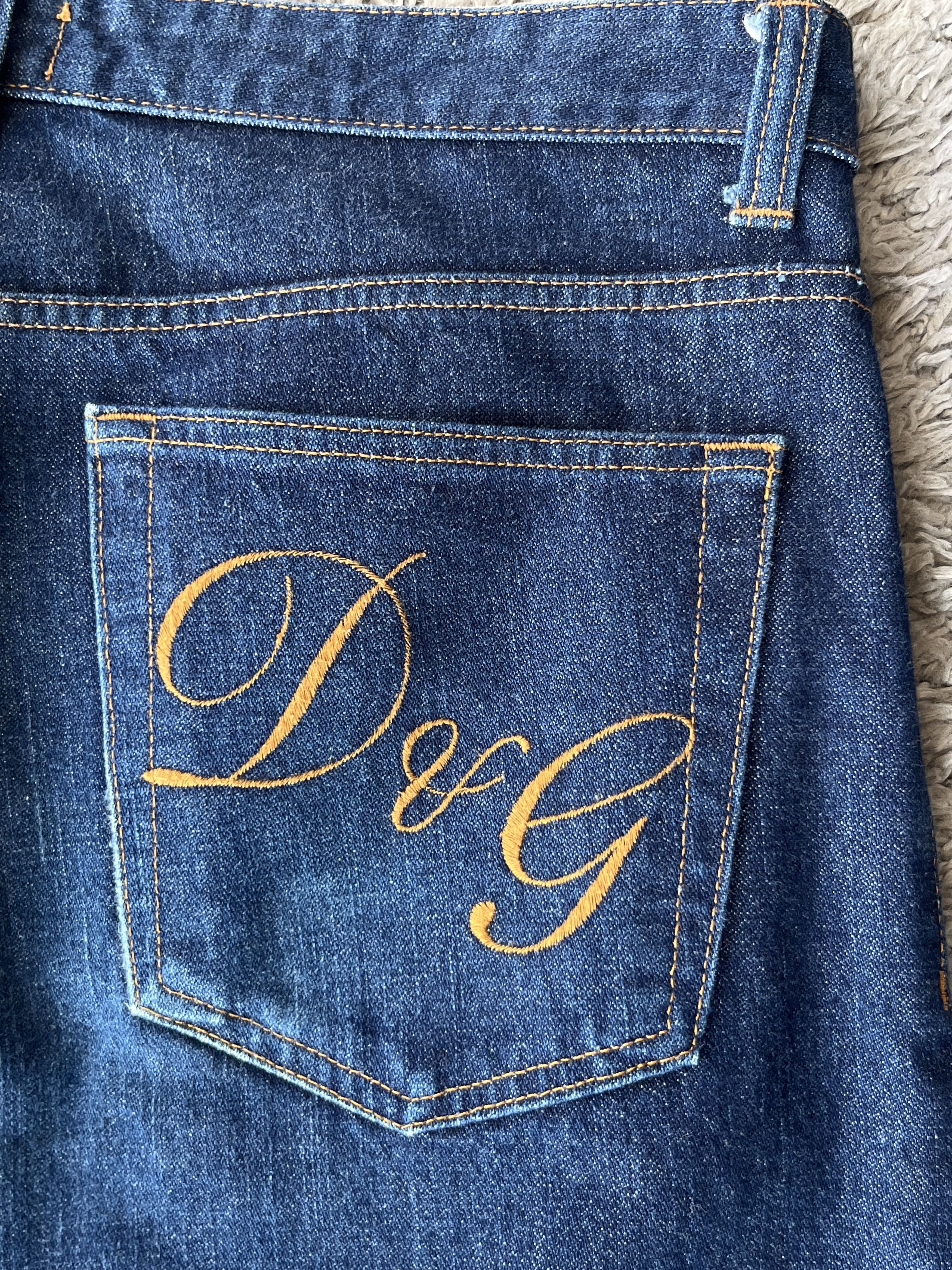 Dolce & Gabbana DOLCE & GABBANA Vintage Jeans Straight Fit Big Logo Size US 32 / EU 48 - 8 Thumbnail
