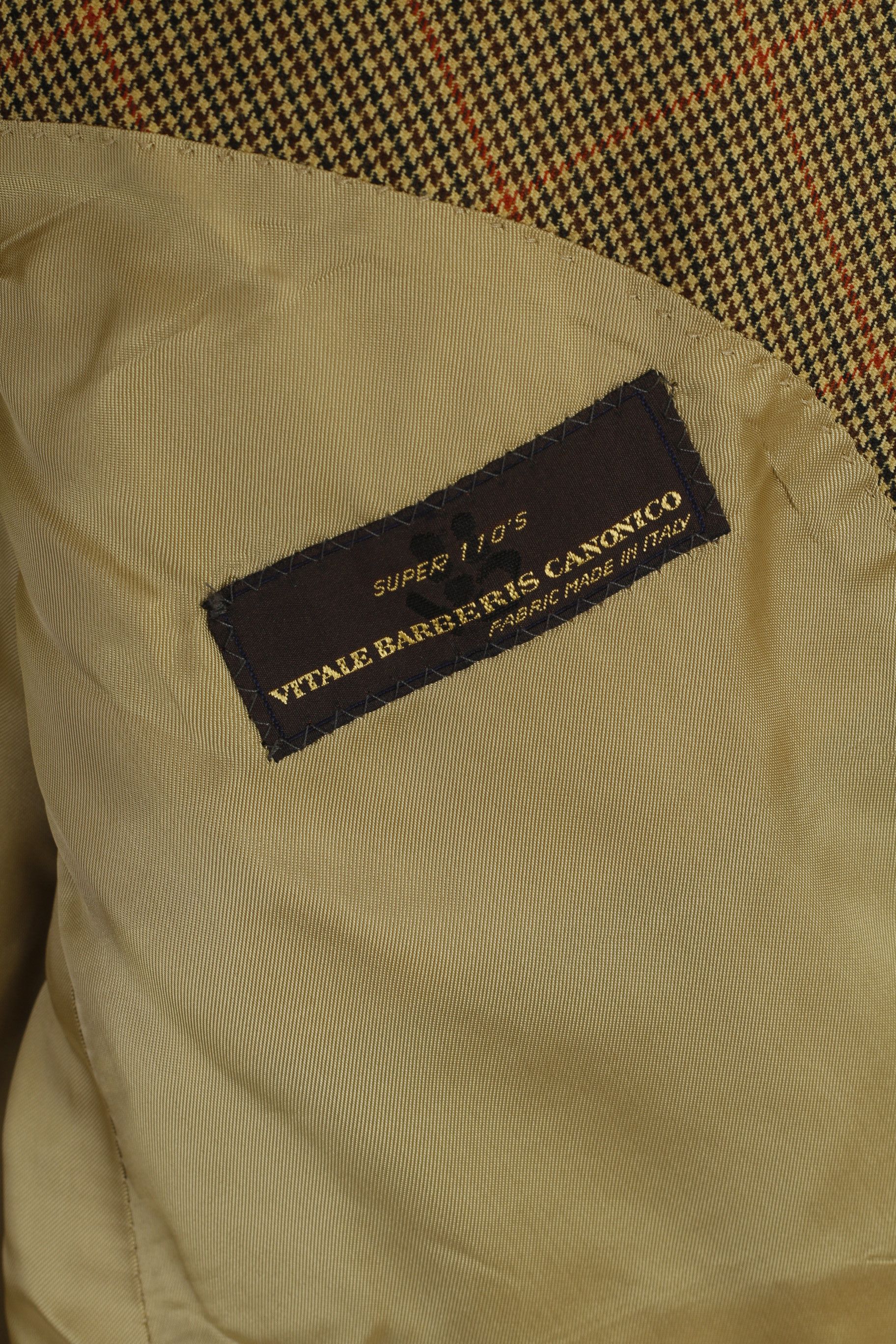 Vintage Sartoria Italiana Rinascente Men 52 42 Blazer Brown 9013 Size 42R - 5 Thumbnail