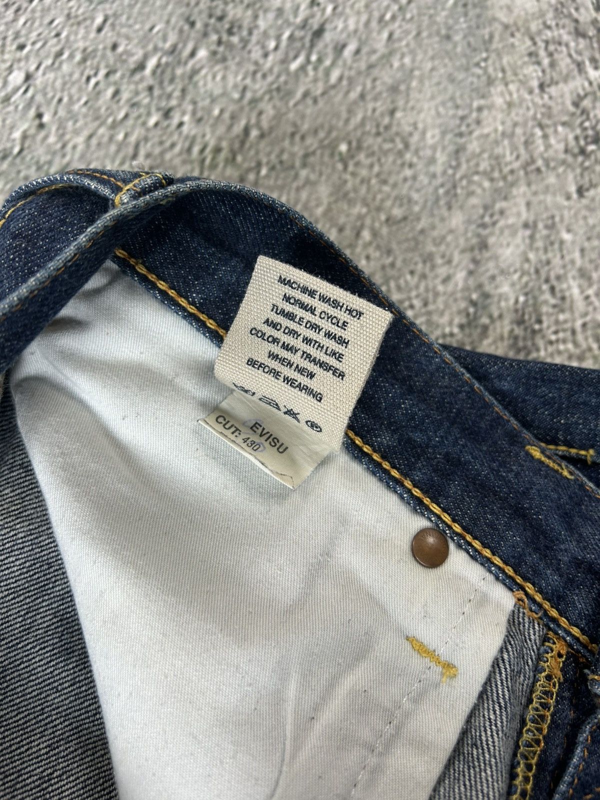 Evisu Evisu jeans vintage handpainted seagull logo selvedge denim Size US 32 / EU 48 - 9 Thumbnail