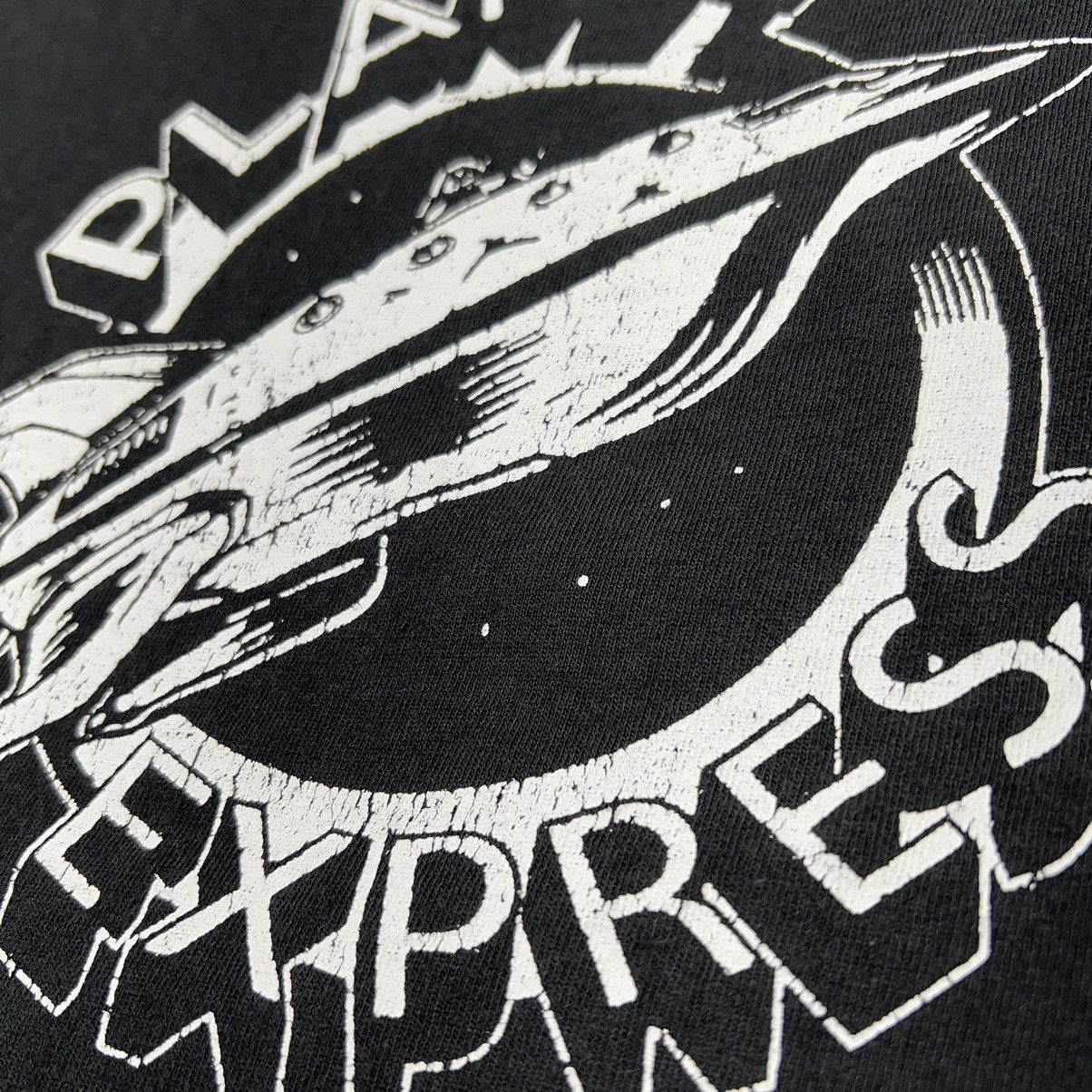 Delta × Vintage VTG Futurama Tee Shirt Black Planet Express Delta TV Cartoon Size US XXL / EU 58 / 5 - 5 Thumbnail