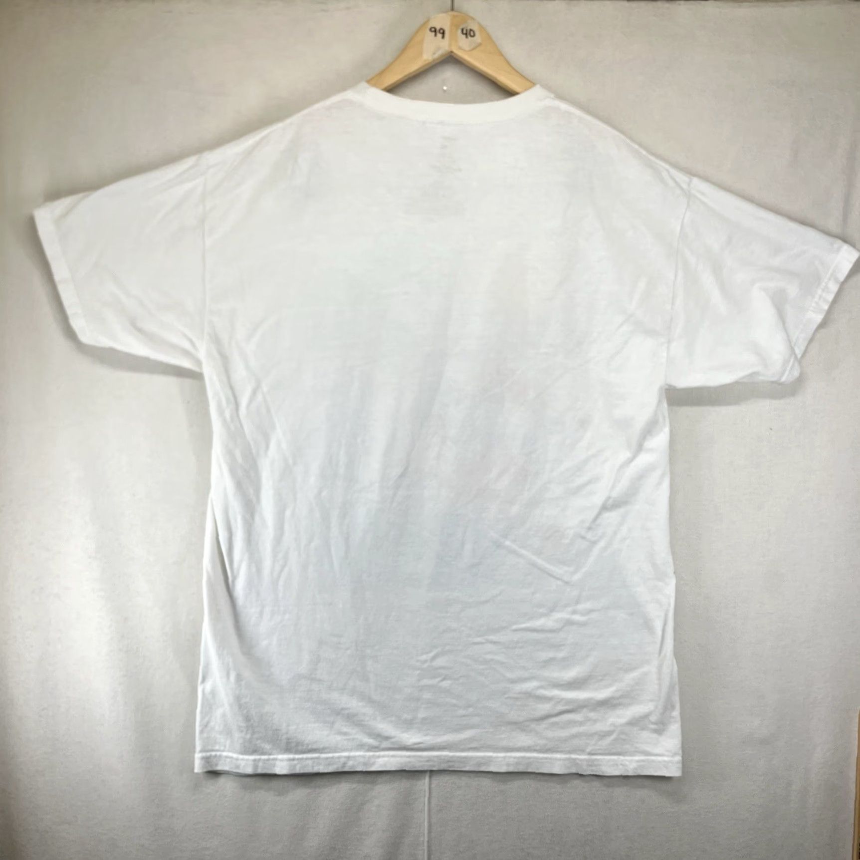 Etro Smurfs T-Shirt Retro Cartoon White Large Regular Men Short Sleeve Crew Neck Graphic Front Logo Size US L / EU 52-54 / 3 - 2 Thumbnail