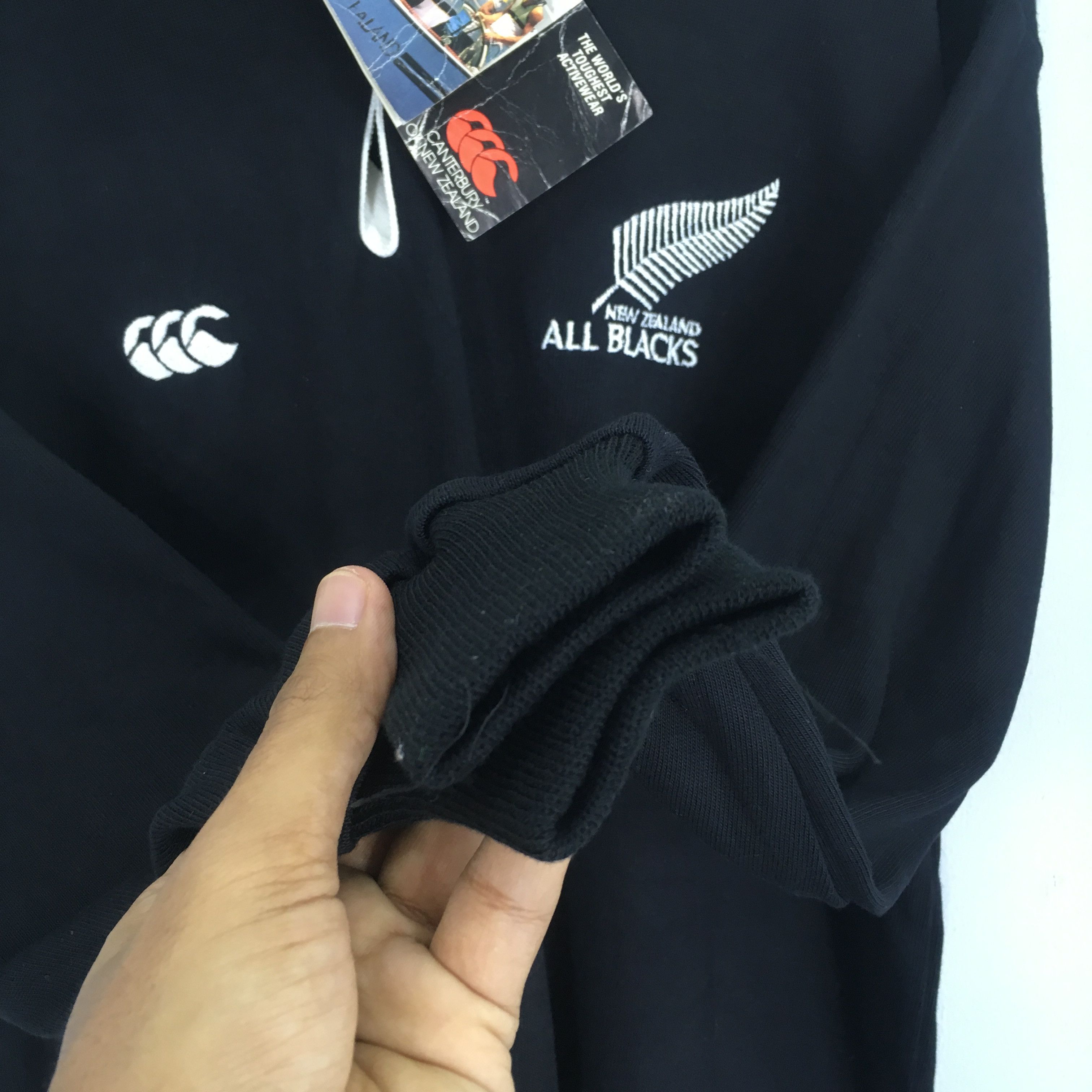 Canterbury of New Zealand Vintage 90's Canterbury Of New Zealand All Black Polo Size US M / EU 48-50 / 2 - 10 Thumbnail