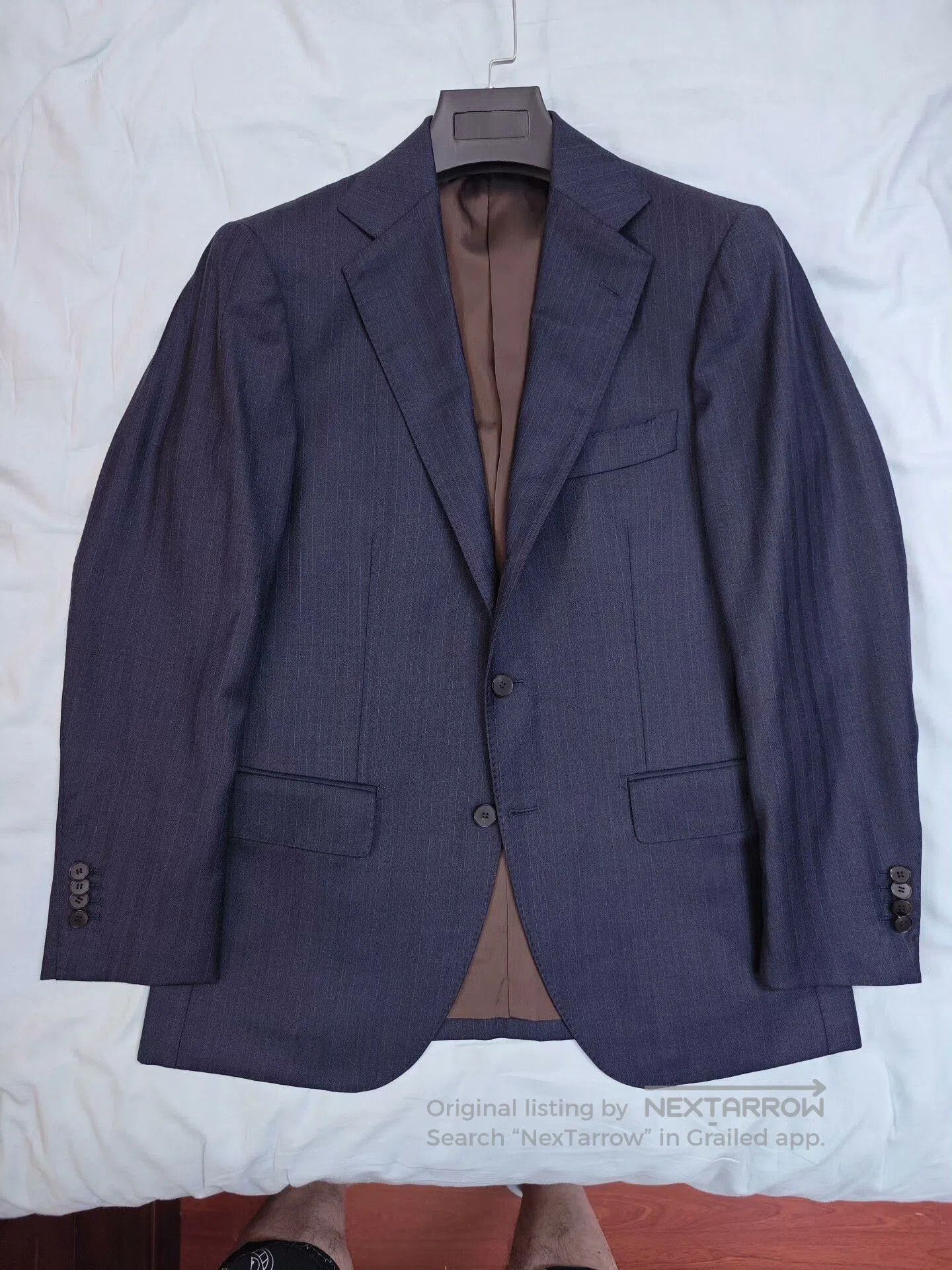 Ring Jacket Italian Loro Piana Wool Suit Jacket. Size US S / EU 44-46 / 1 - 5 Thumbnail