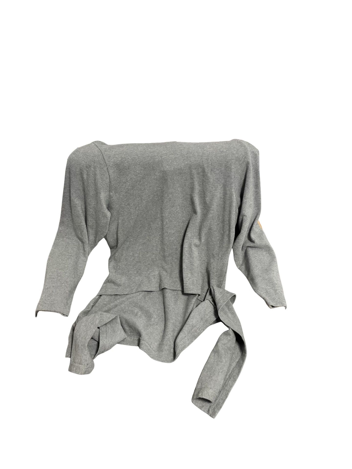 Balenciaga Balenciaga Runway Grey Long Sleeve T-Shirt Size S Size US S / EU 44-46 / 1 - 1 Thumbnail