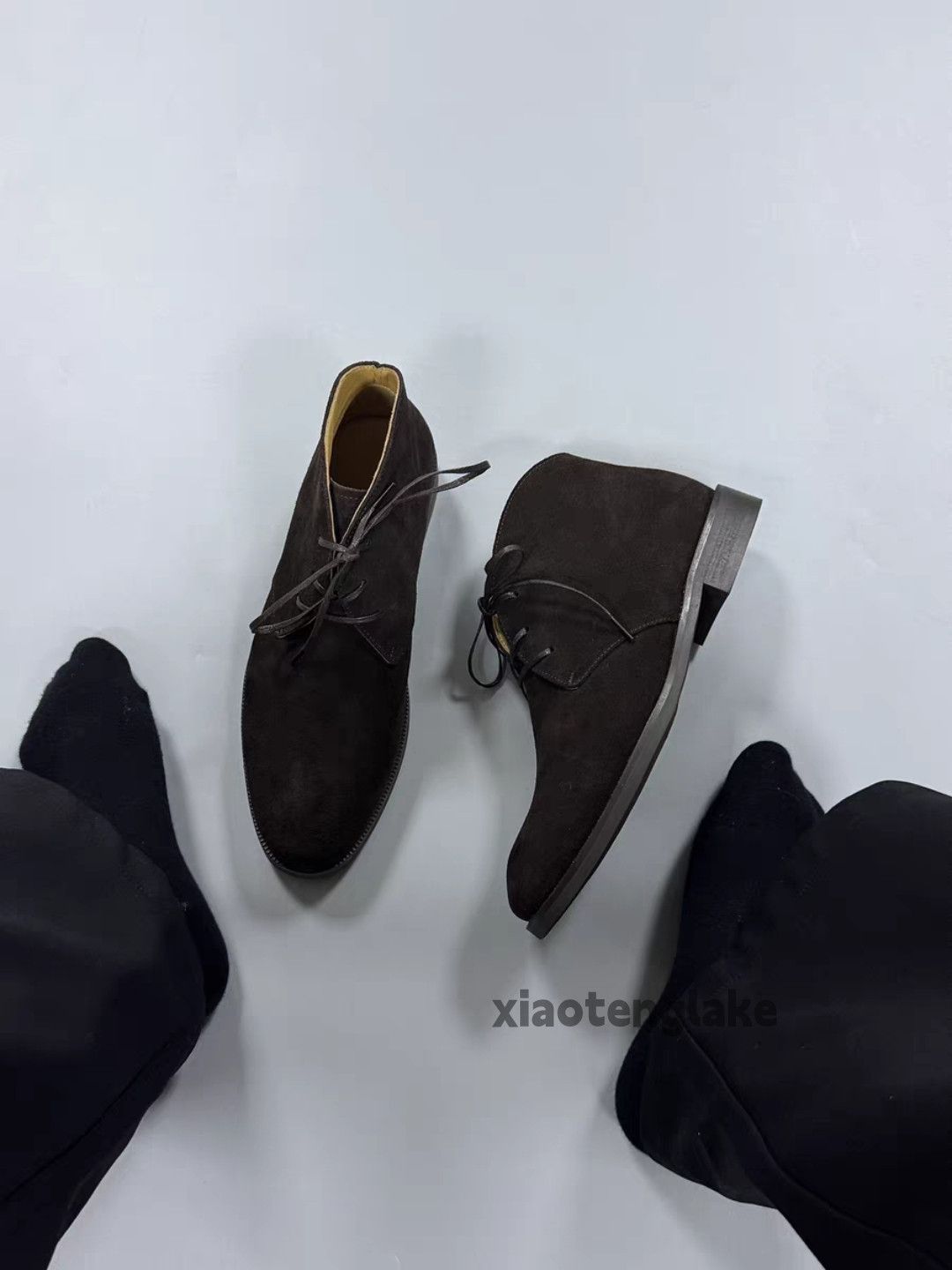 Vintage Unisex outdoor utility workwear hiking mountain boots shoes Size US 14 / EU 47 - 4 Thumbnail