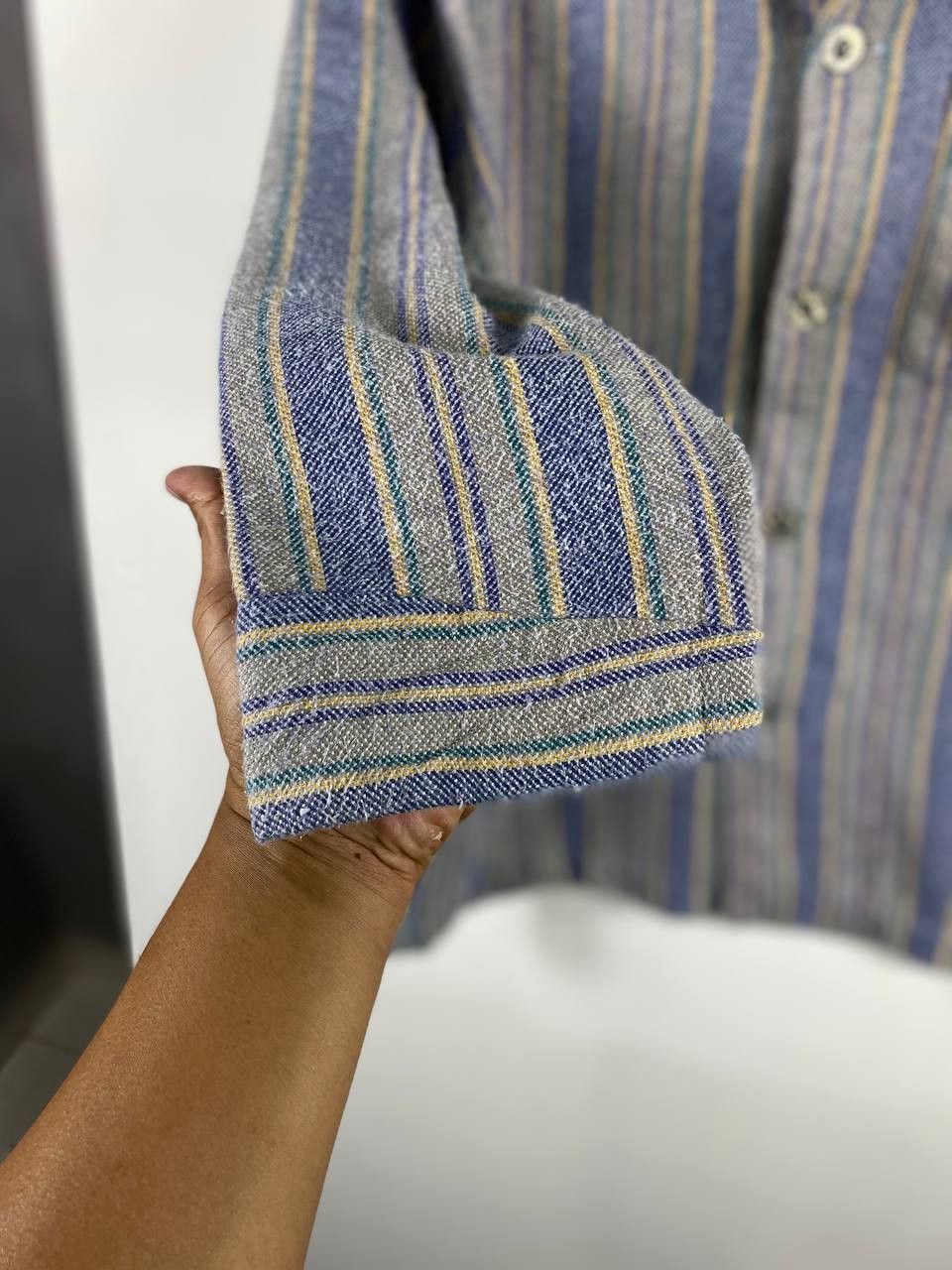 Celine vintage celine striped shirt nice design Size US M / EU 48-50 / 2 - 6 Thumbnail