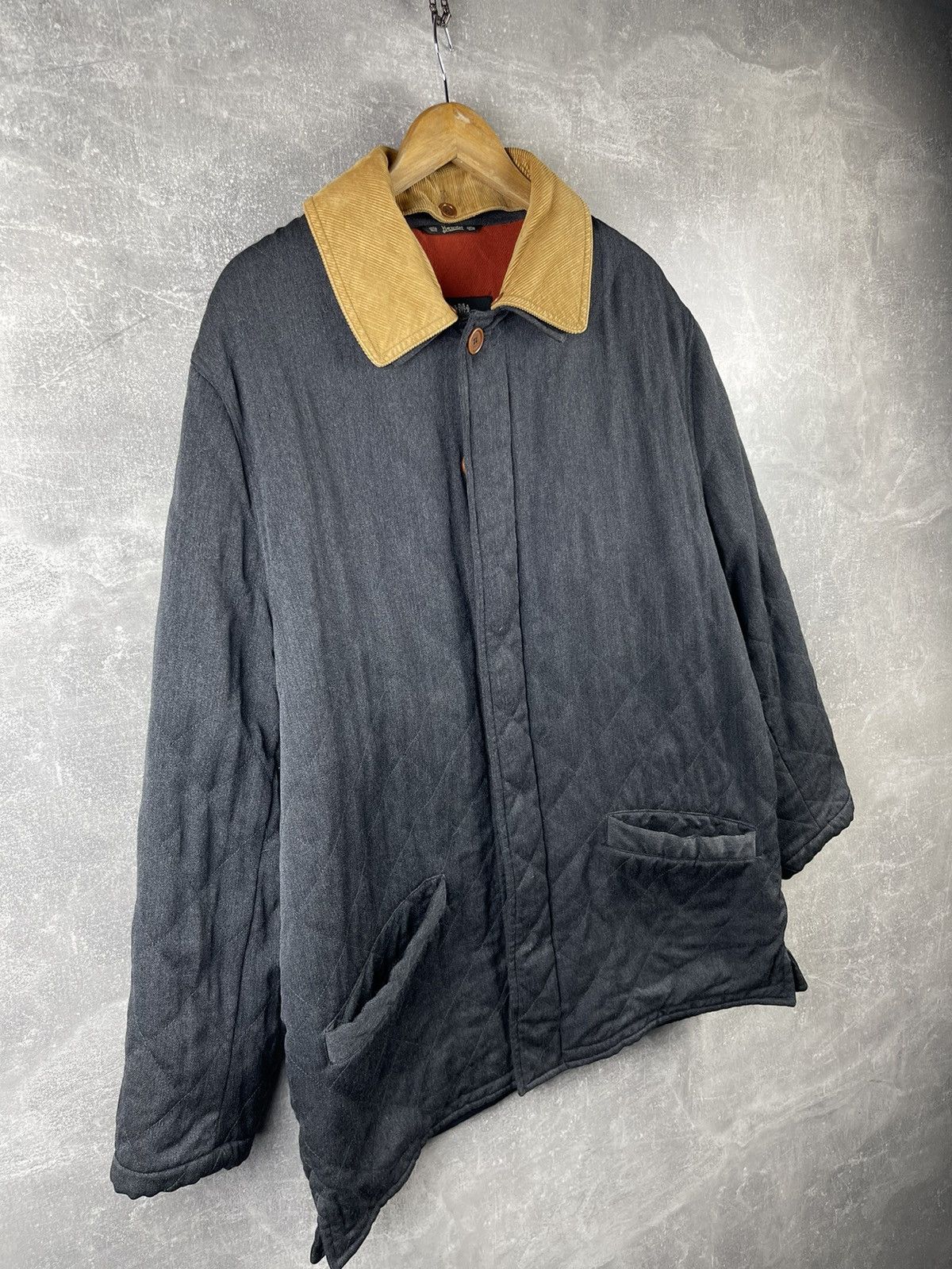Herno Herno Quilted Wool Grey Classic Jacket Size US L / EU 52-54 / 3 - 4 Thumbnail