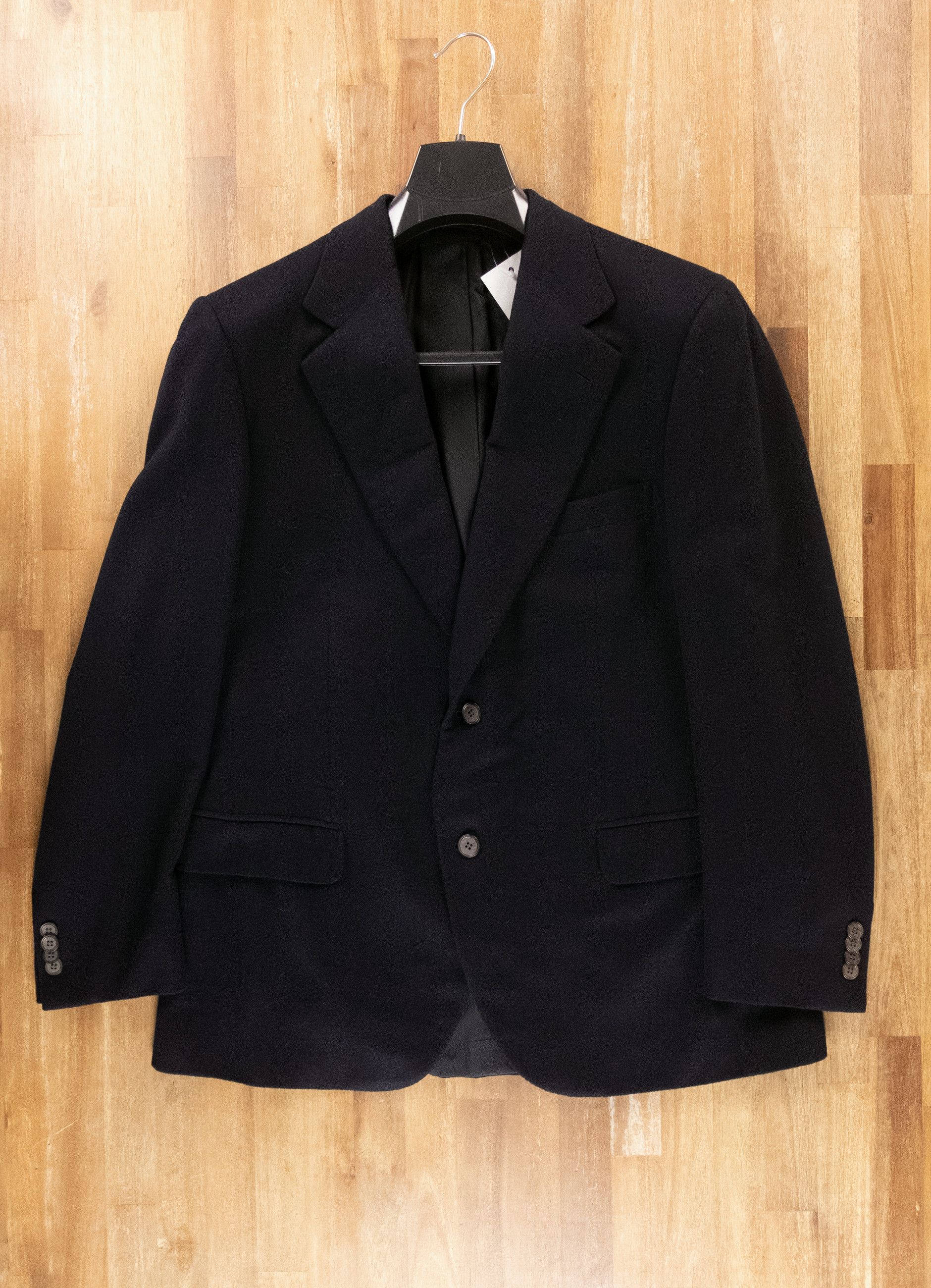 Brioni BRIONI solid dark blue cashmere wool blazer jacket 40R 50R Size 40R - 1 Thumbnail