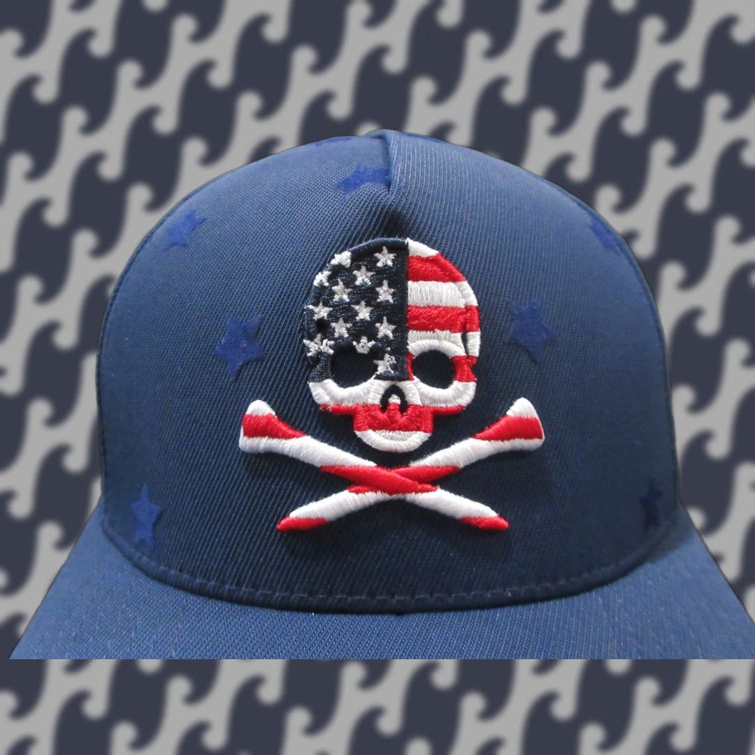 G/FORE G/Fore Hat Baseball Cap Blue Adjustable Mens Logo Golf Skull - G ...