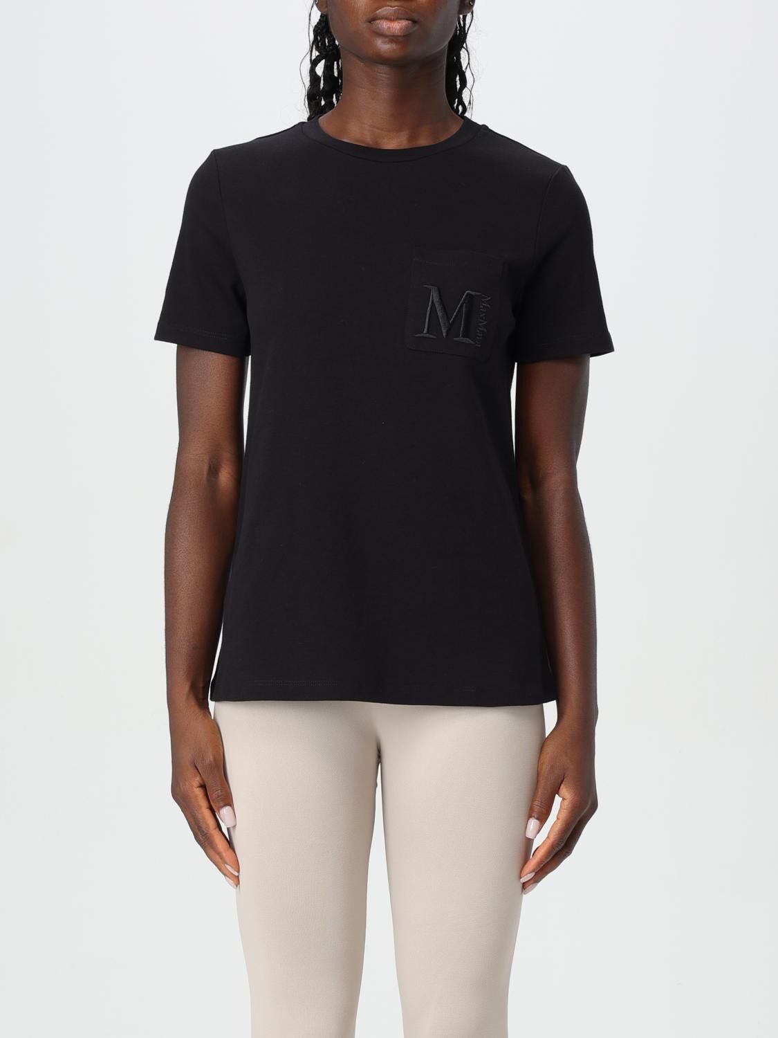Max Mara Max Mara T-Shirt Woman Black Size S / US 4 / IT 40 - 1 Thumbnail