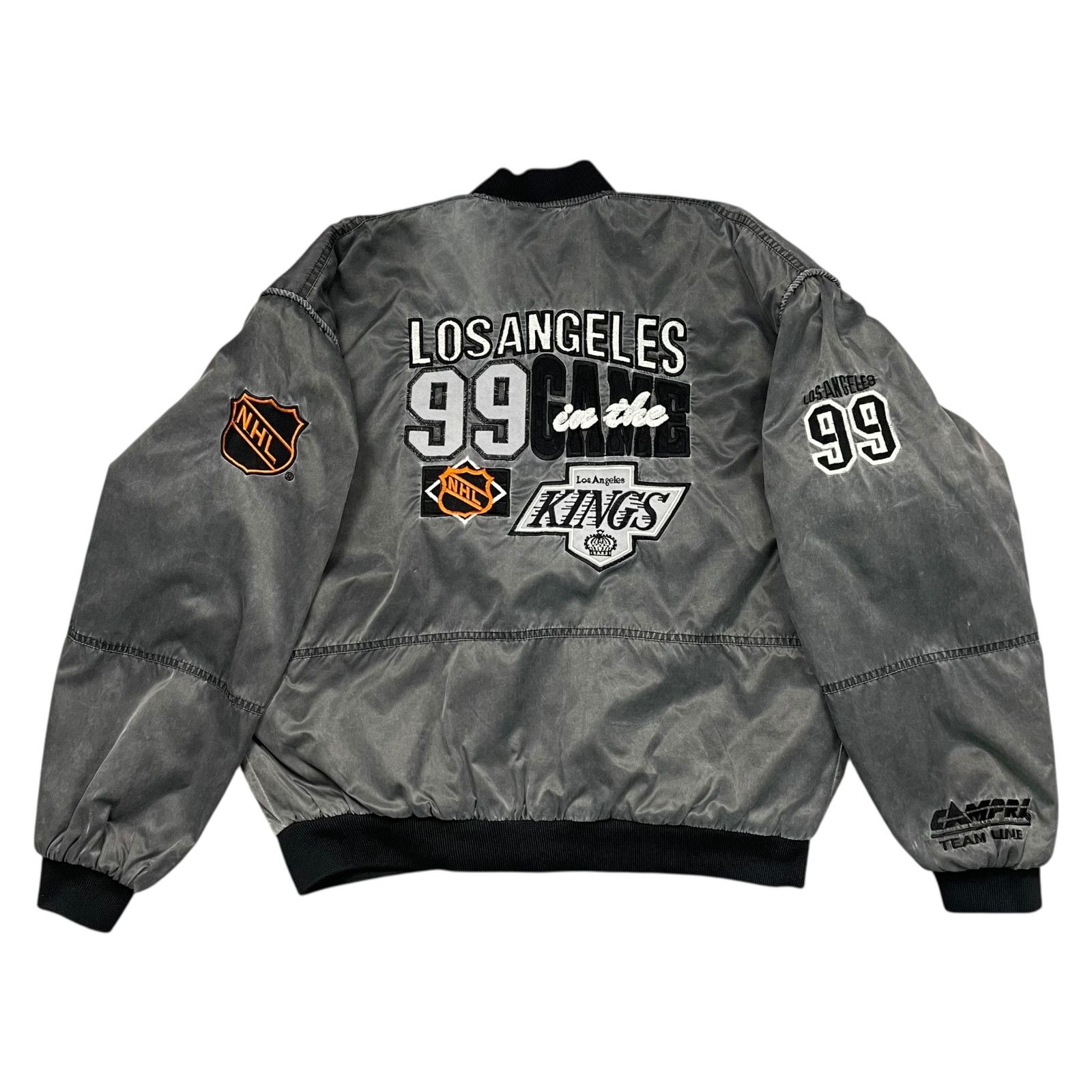 NHL RARE VTG 90s LOS ANGELES KINGS GRETZKY NUTMEG SATIN JACKET M Size US M / EU 48-50 / 2 - 1 Thumbnail