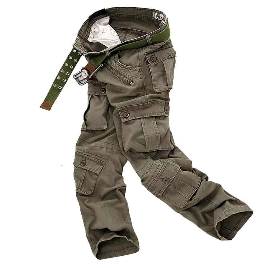Japanese Brand × Vintage Streetwear Cargo Army Green Jeans Pants Size US 40 / EU 56 - 2 Thumbnail