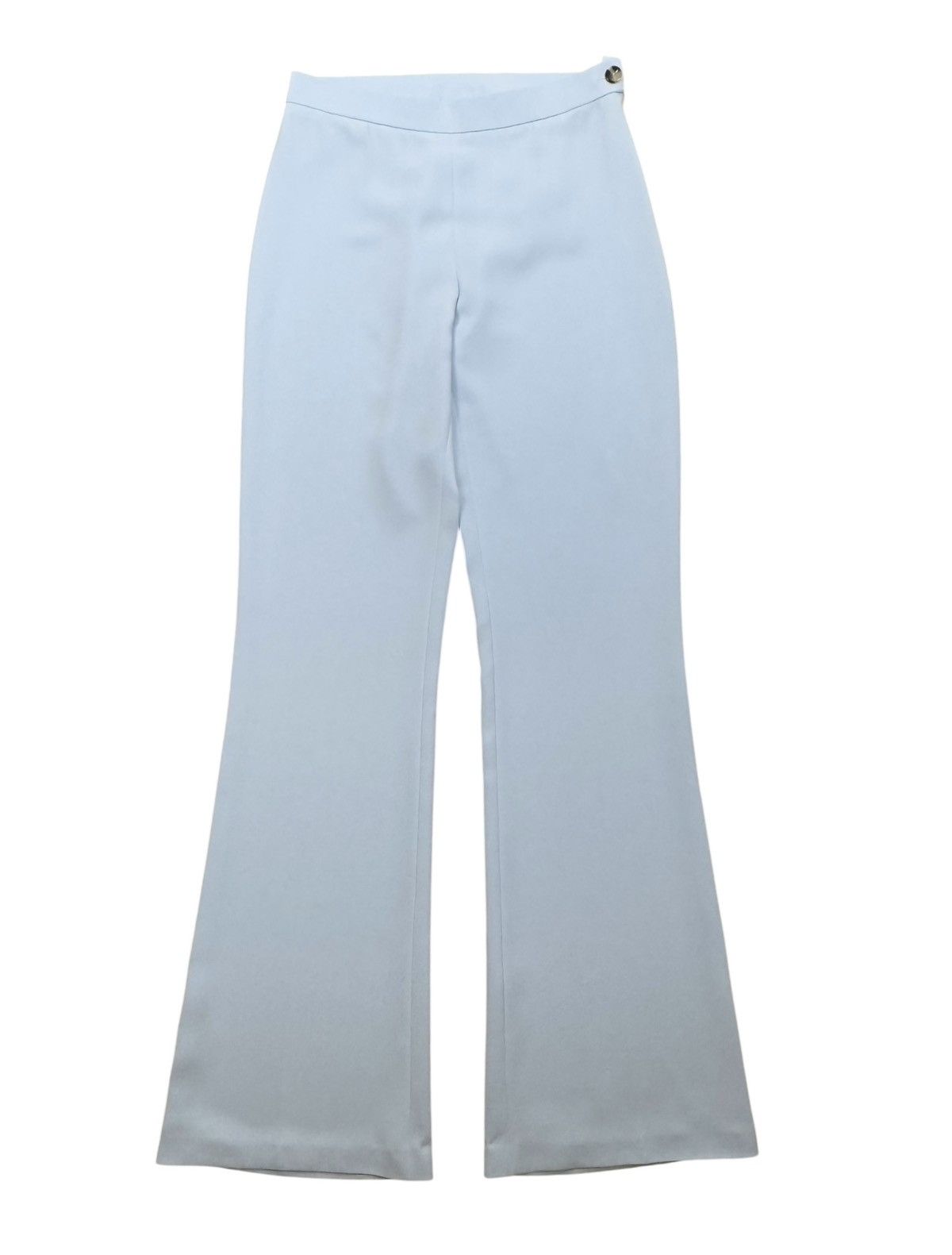Designer By Kris Maran Flared Dress Pants Silk Blend Polyester size M Size 34" / US 12 / IT 48 - 9 Thumbnail