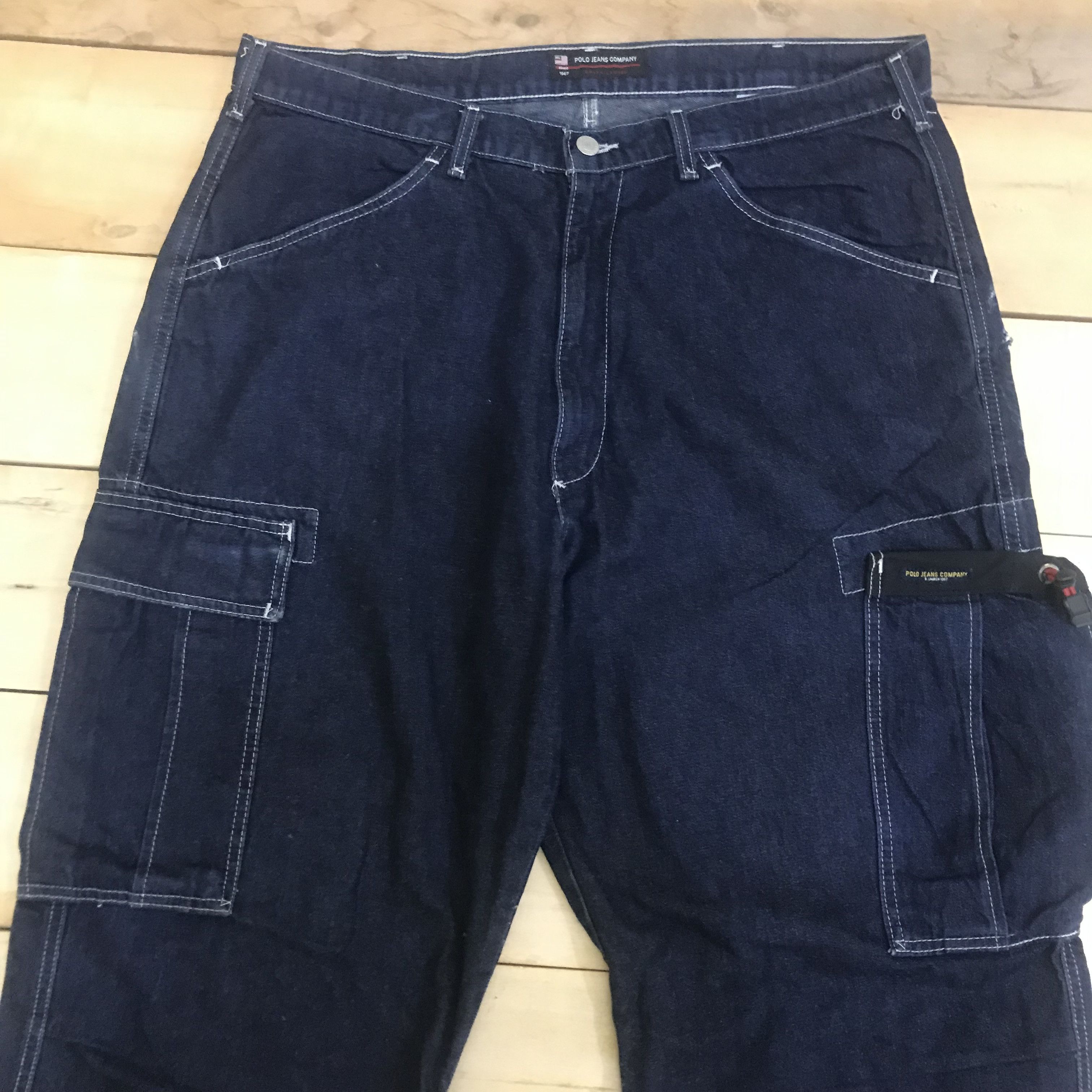 Polo Ralph Lauren X270 RL POLO JEANS RALPH LAUREN TACTICAL CARGO DENIM PANTS Size US 36 / EU 52 - 3 Thumbnail