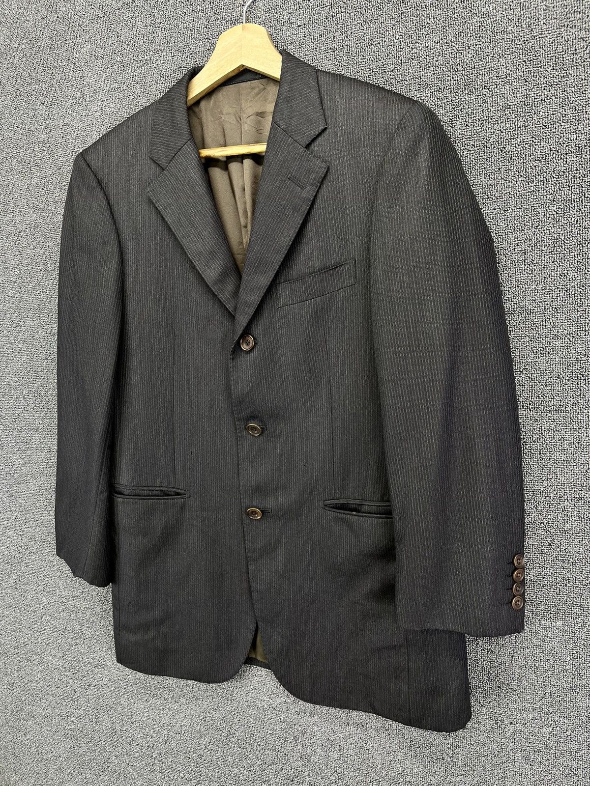 Burberry Vintage Burberry Black Label Rare Wool Blazer Coat Jacket Size US M / EU 48-50 / 2 - 2 Thumbnail