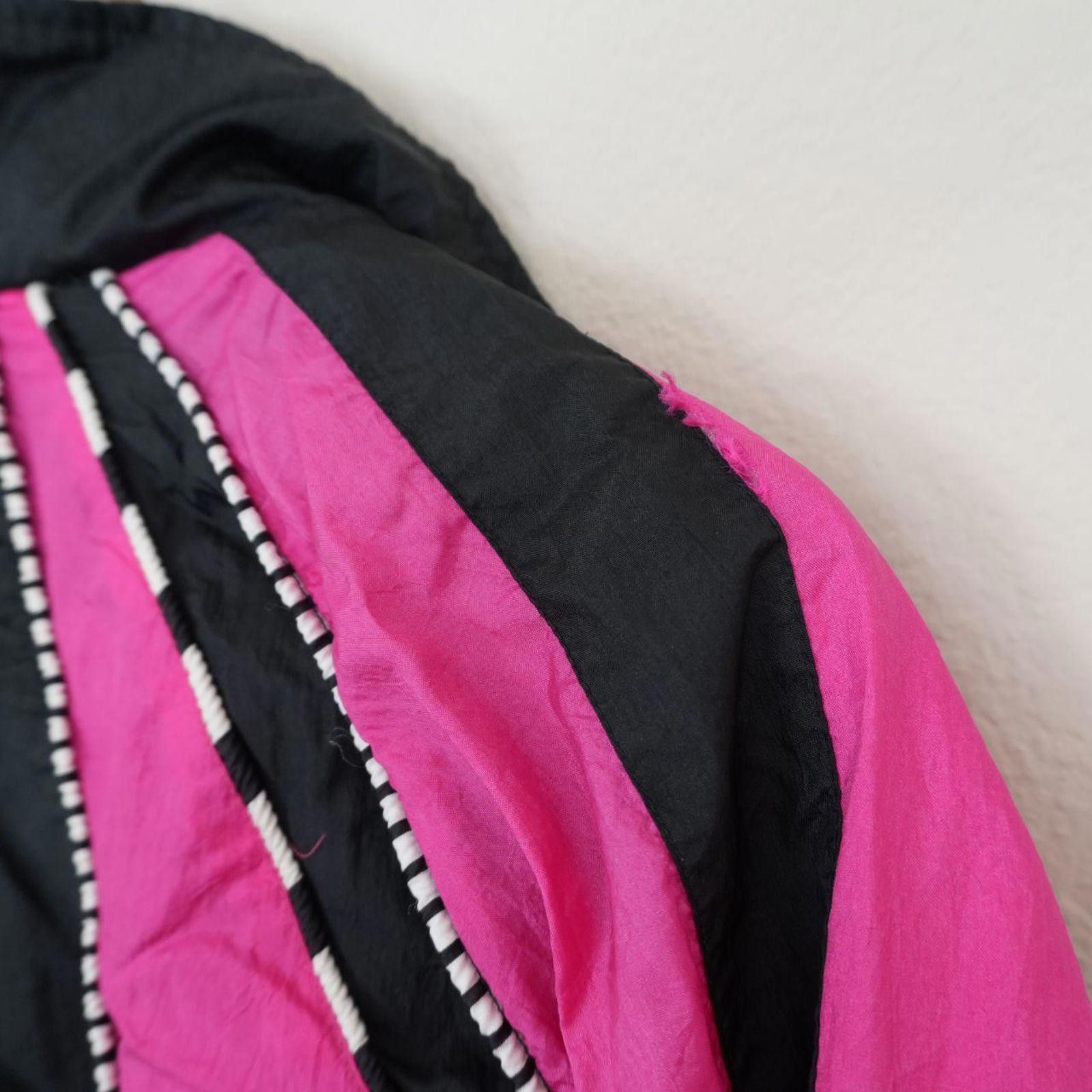 Other Bocoo Jacket Women's M Pink Black VTG Windbreaker Full Zip Size M / US 6-8 / IT 42-44 - 6 Thumbnail