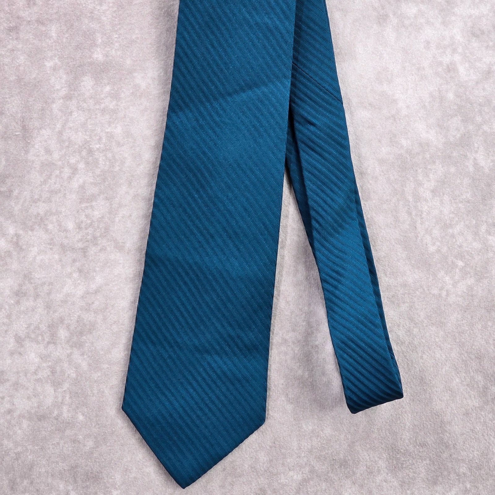 Croft & Barrow Croft & Barrow Blue Stripe Geometric Repp Neck Tie Men's Size 30 - 2 Thumbnail