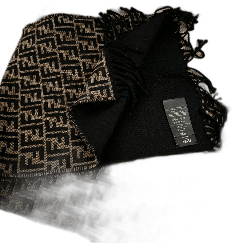 Fendi Fendi Logo Fringed Scarf Size ONE SIZE - 1 Thumbnail
