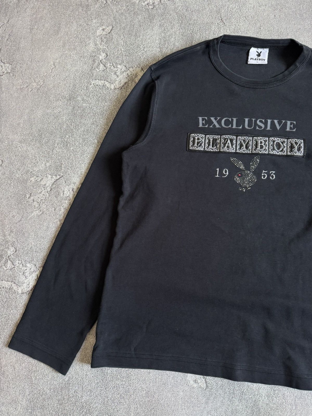 Playboy PlayBoy L big logo long sleeve y2k jumper pullover vintage Size US L / EU 52-54 / 3 - 8 Thumbnail