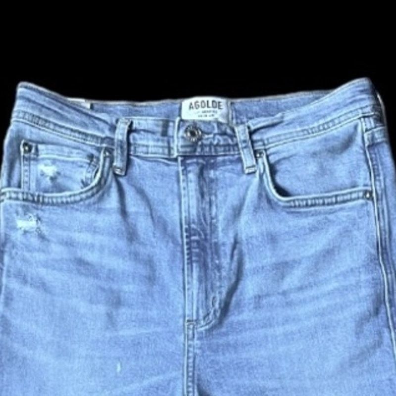 Agolde Agolde High Rise Skinny Blue Jeans | Size 27 Size 27" / US 4 / IT 40 - 3 Thumbnail