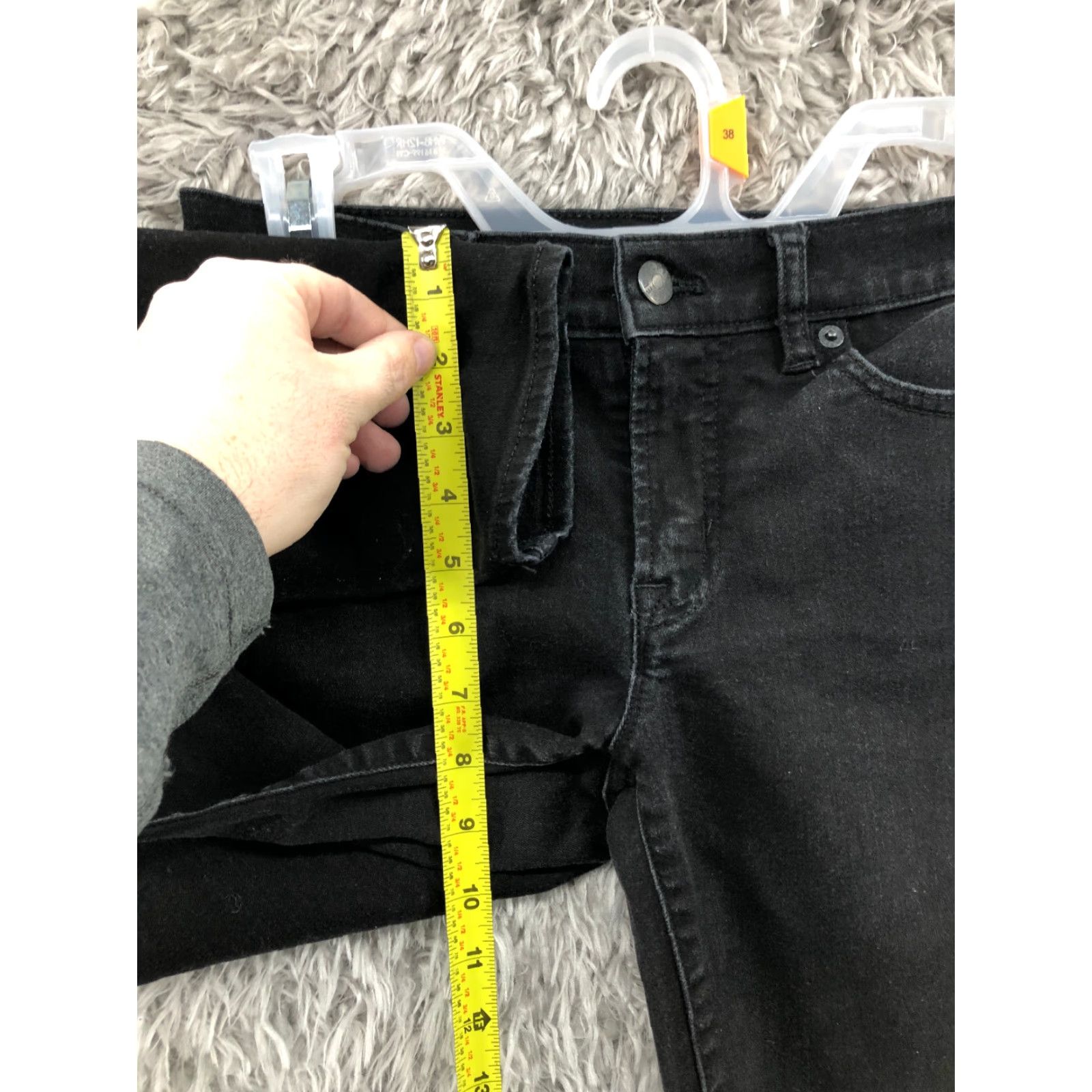 J.Crew J.CREW Jeans Size 26 Womens Mid Rise Dark Wash Black Denim Skinny Size 26" / US 2 / IT 38 - 4 Thumbnail