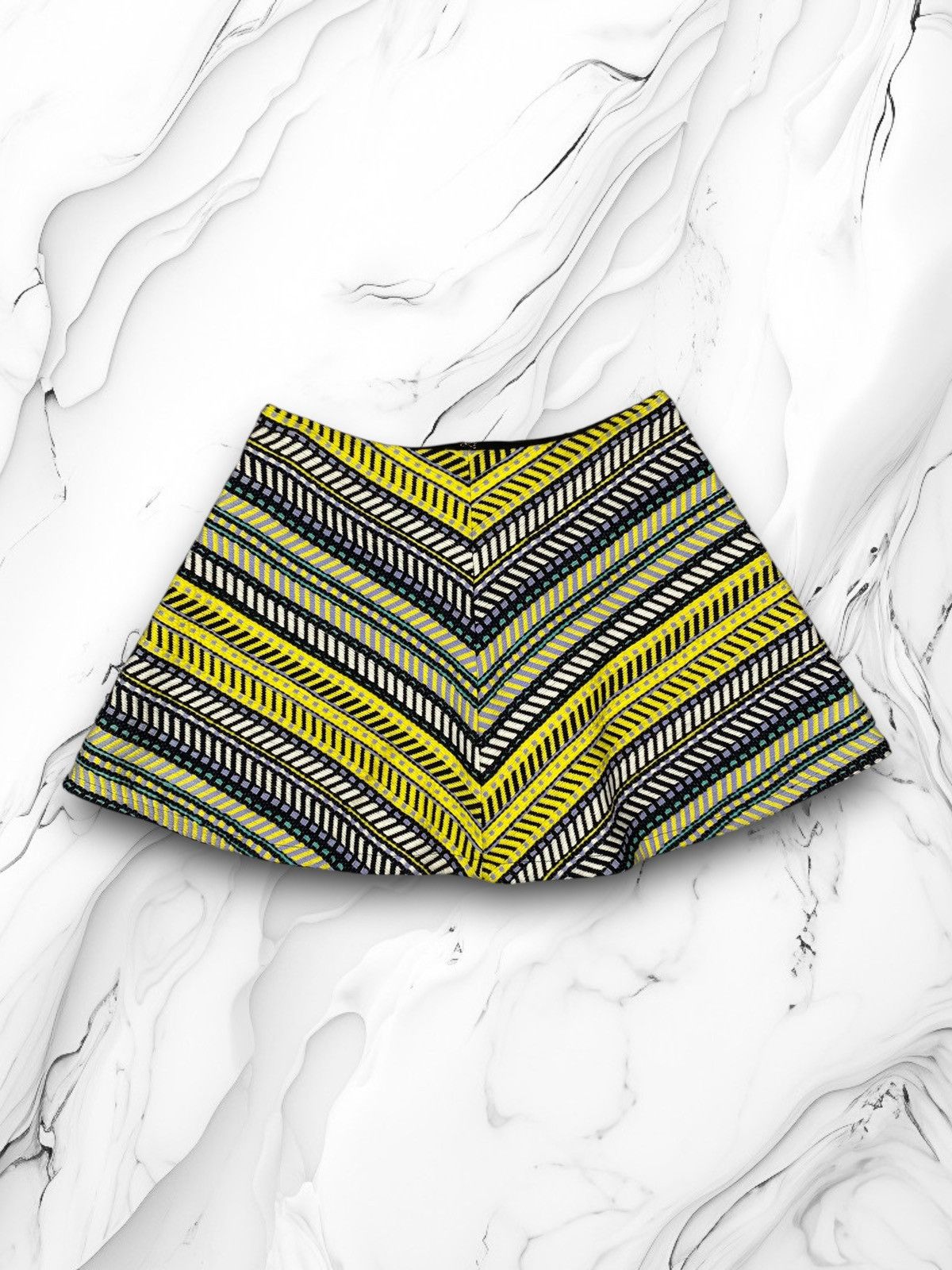 Just Cavalli Just Cavalli Women's Multi-Color Striped A-Line Mini Skirt Size S / US 4 / IT 40 - 1 Thumbnail