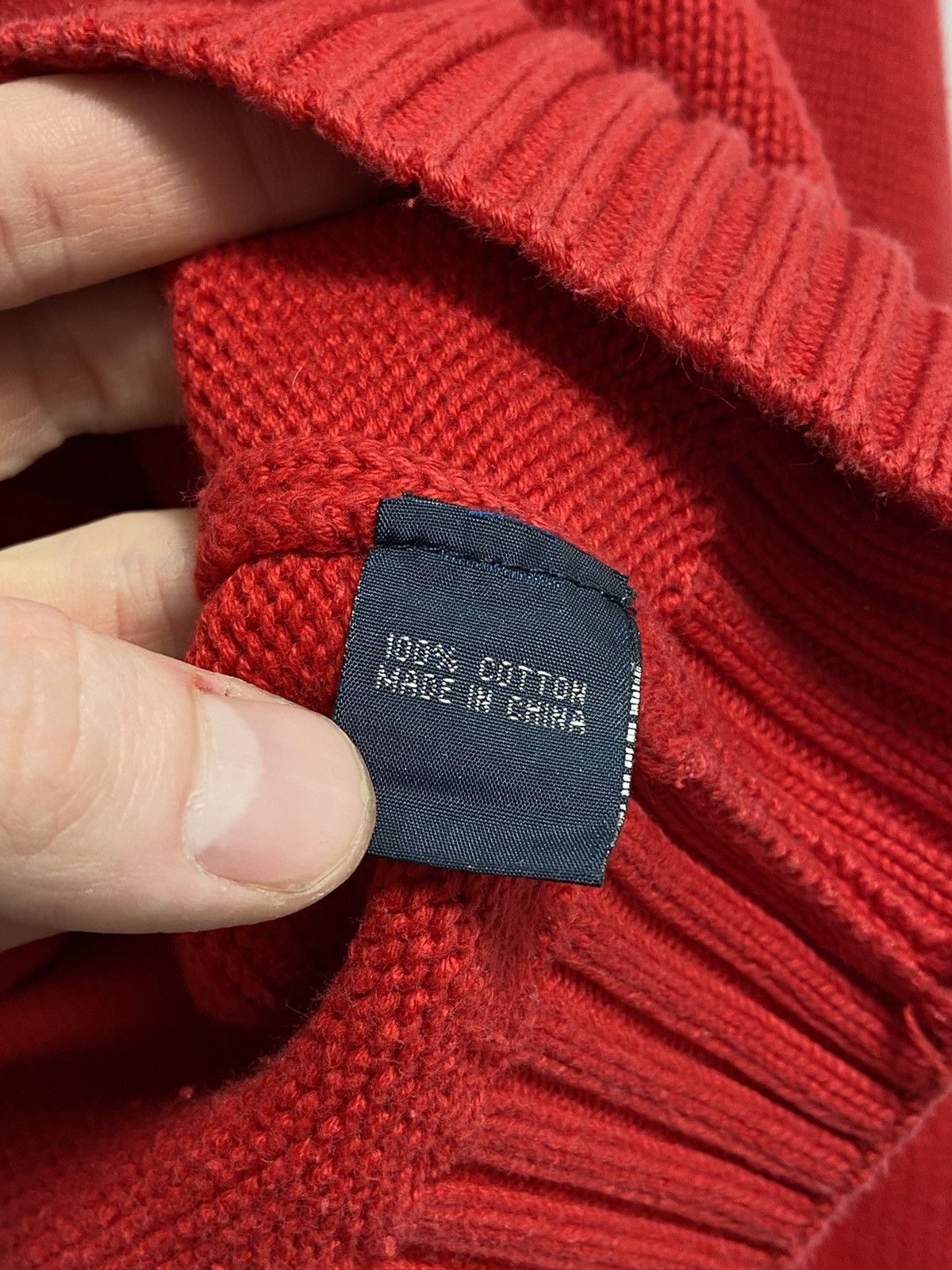 Polo Ralph Lauren Vintage y2k sweater style red