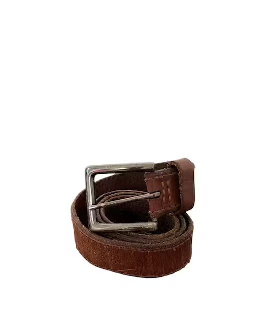 image of Vintage Genuine Leather Buckle Belts, Men's