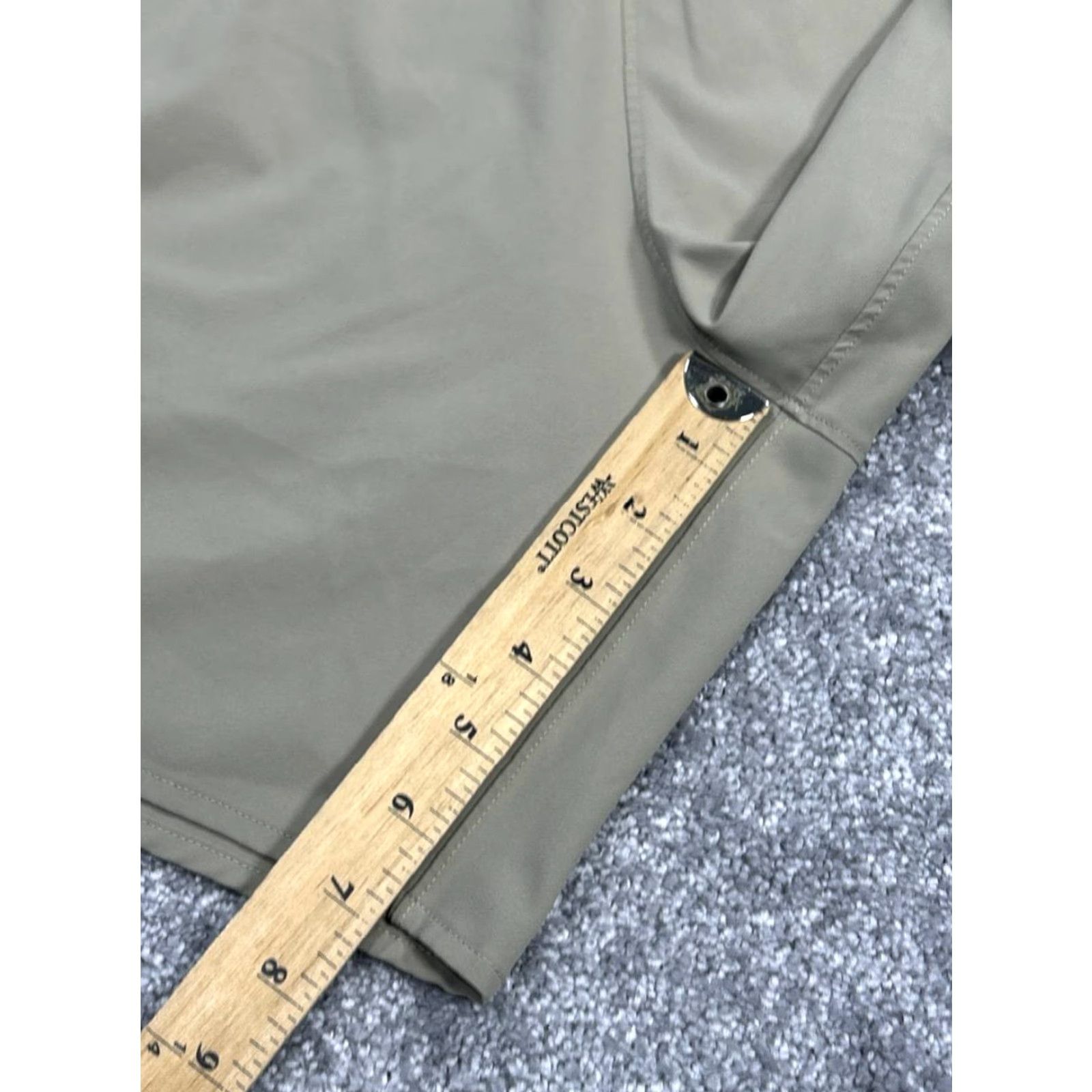 Outdoor Voices Outdoor Voices Shorts Womens M Beige Athletic Built In Liner Running Gym | Solid Nylon Polyester Spandex, Cross Training, 90s? Size 32" / US 10 / IT 46 - 6 Thumbnail
