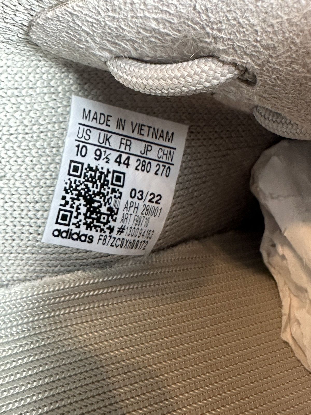 Yeezy adidas Yeezy Boost 350 V2 Sesame Size US 10 / EU 43 - 6 Thumbnail
