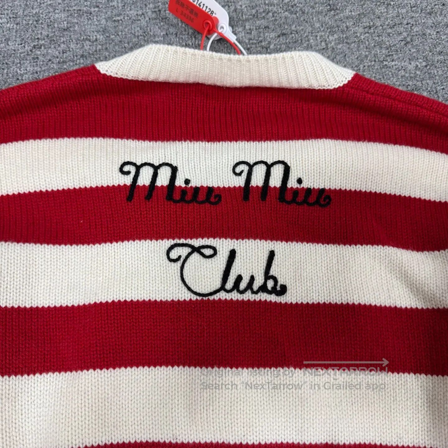Miu Miu miu miu Short knit sweater with V-neck| Size S / US 4 / IT 40 - 5 Thumbnail