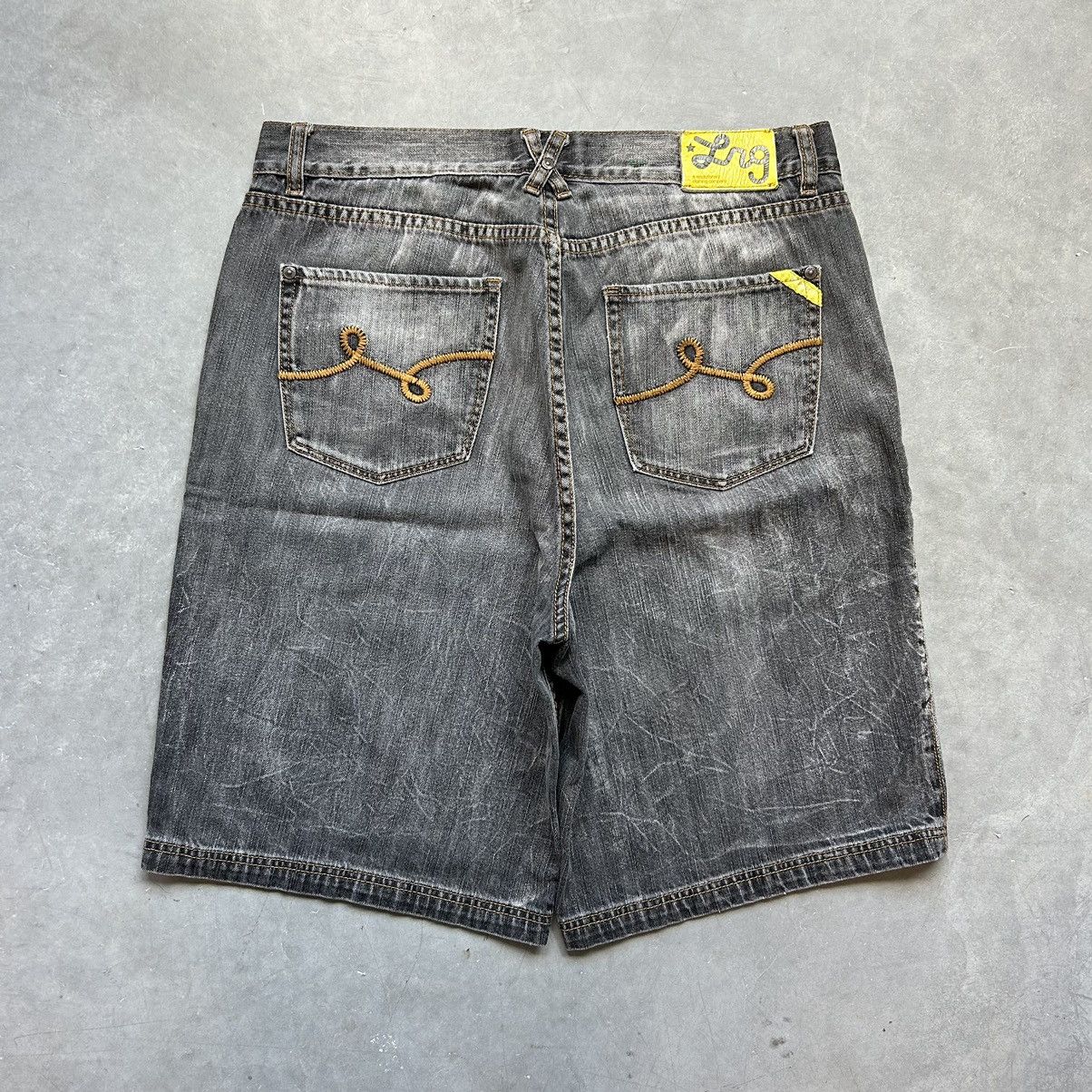 JNCO Crazy Vintage Y2K LRG Baggy Skater Hip Hop Jorts Cyber Jnco Size US 36 / EU 52 - 1 Thumbnail