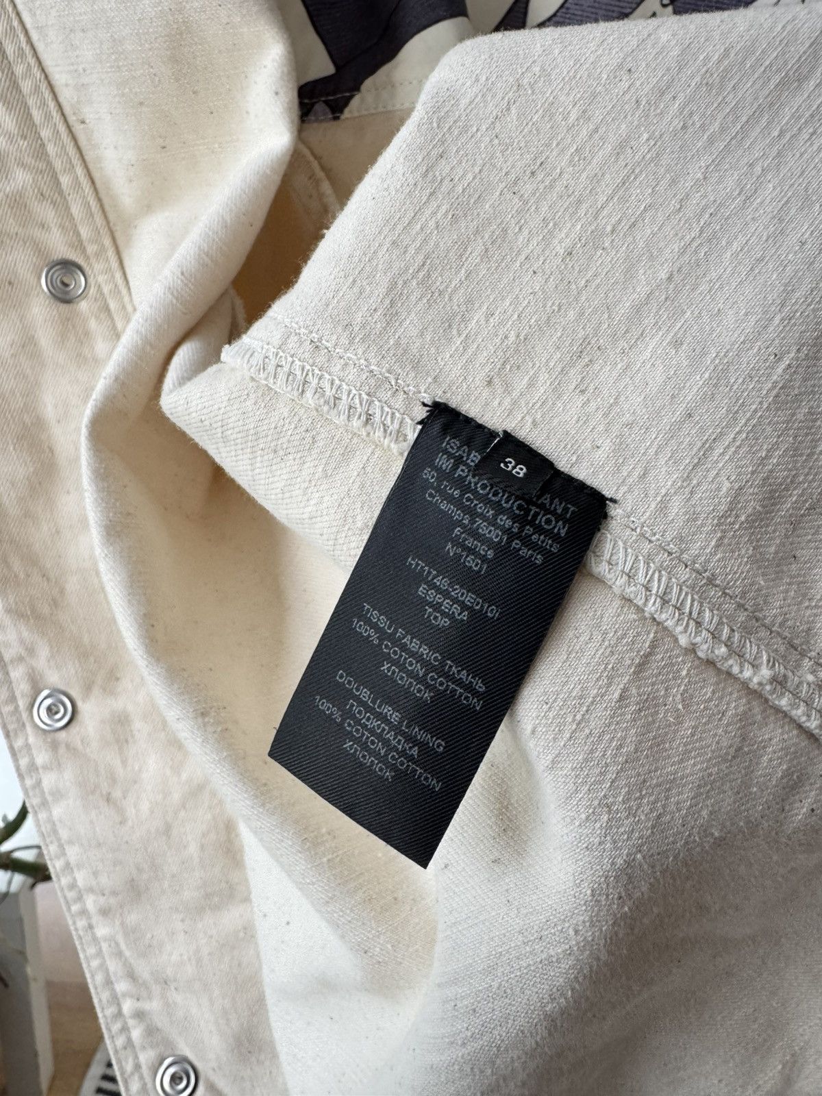 Isabel Marant Isabel Marant Espera denim jacket size 38(M) Size M / US 6-8 / IT 42-44 - 8 Thumbnail