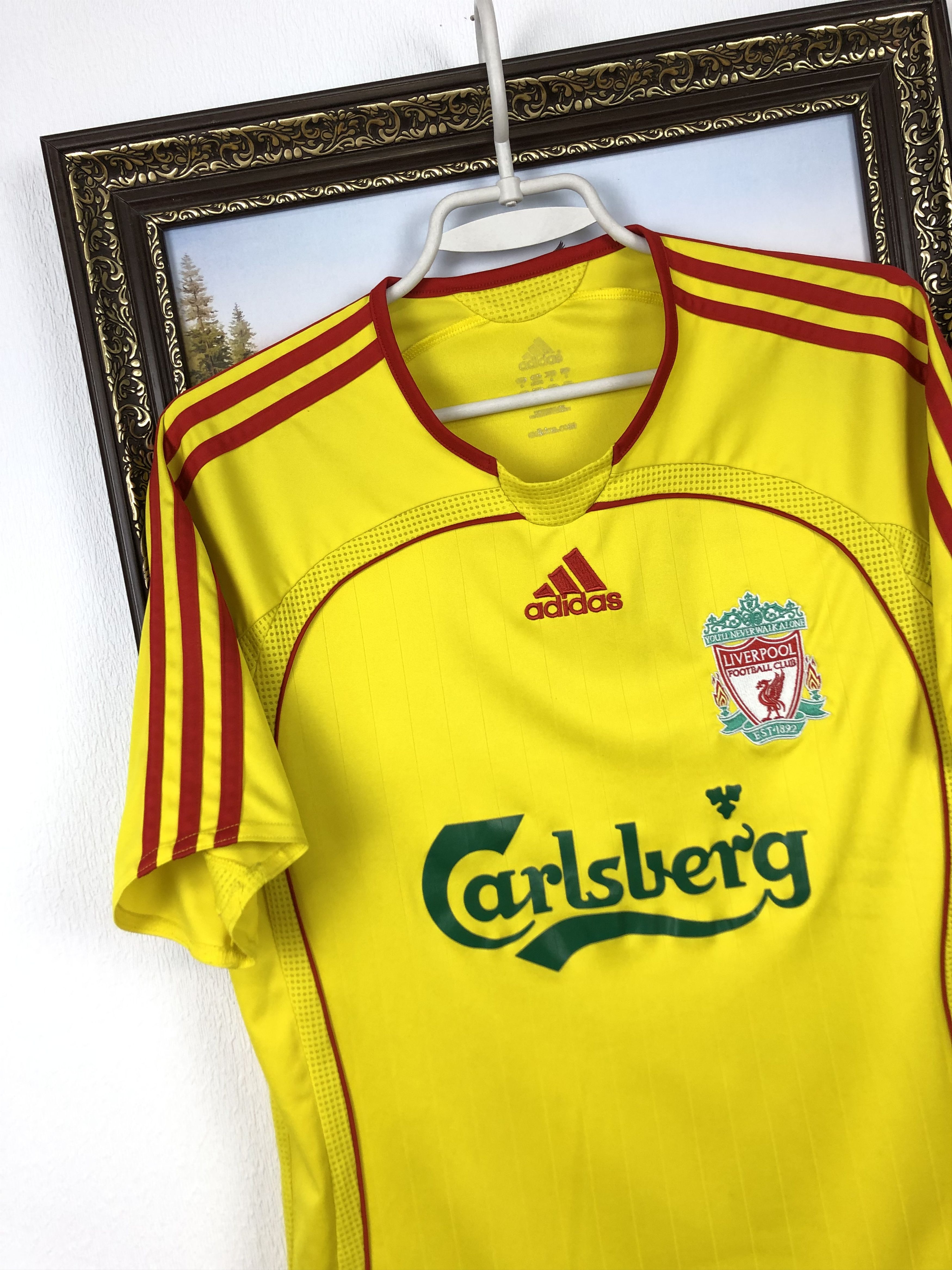 Adidas Liverpool Away football shirt 2006 Soccer Adidas Jersey Rare Size US S / EU 44-46 / 1 - 3 Thumbnail