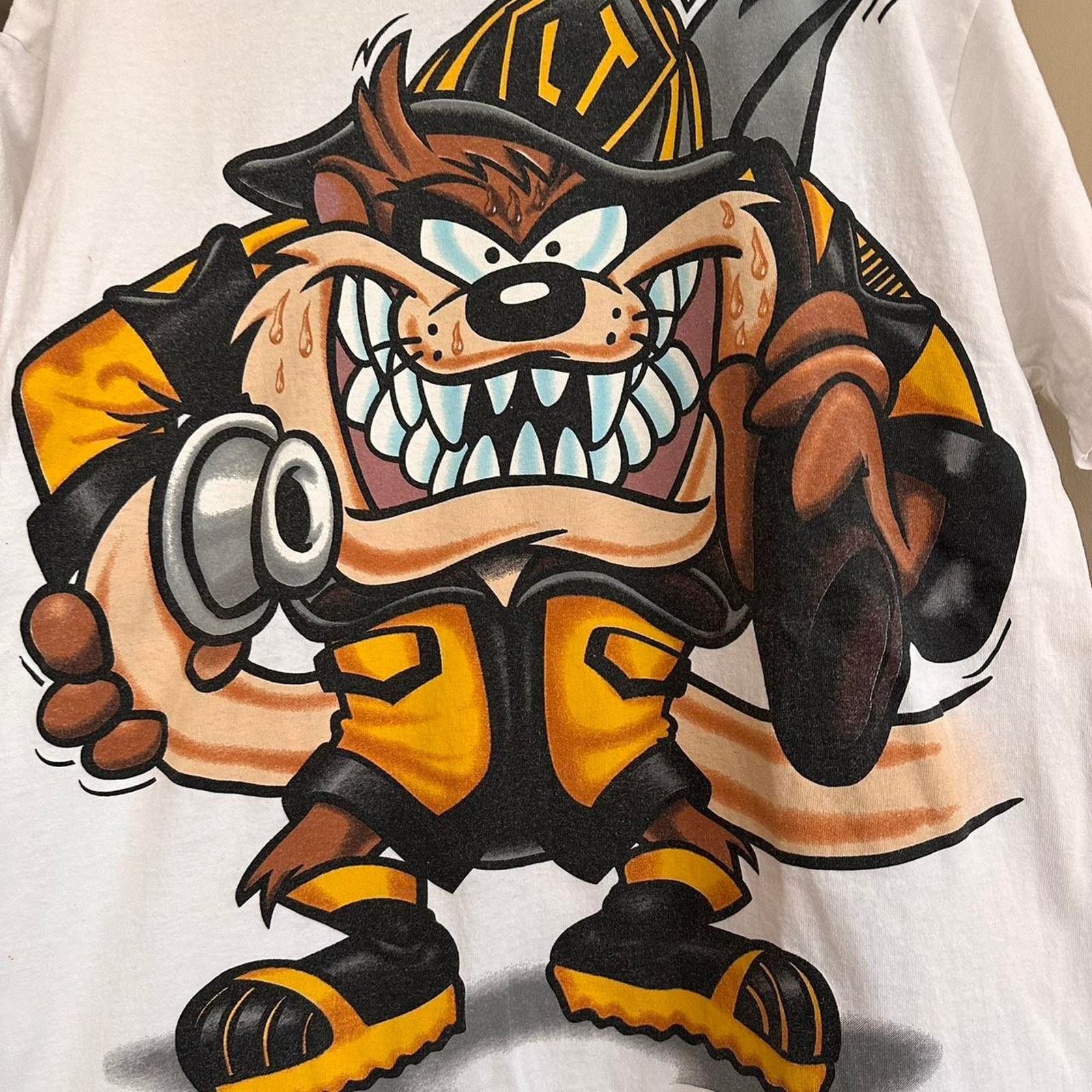 Cartoon Network × Vintage Vintage 1994 Taz Looney Tunes Shirt Size US L / EU 52-54 / 3 - 2 Thumbnail