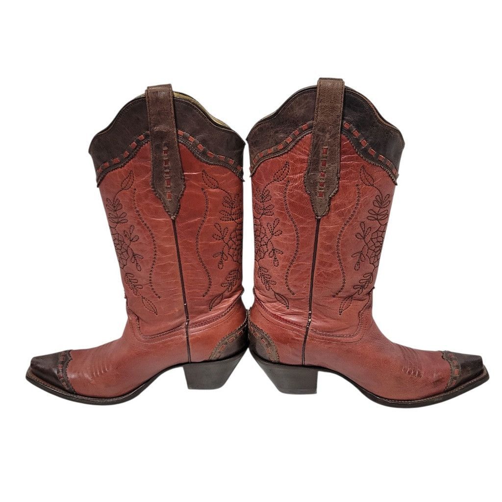 Corral Women Western Cowgirl Leather Boots 6.5M Style A2501