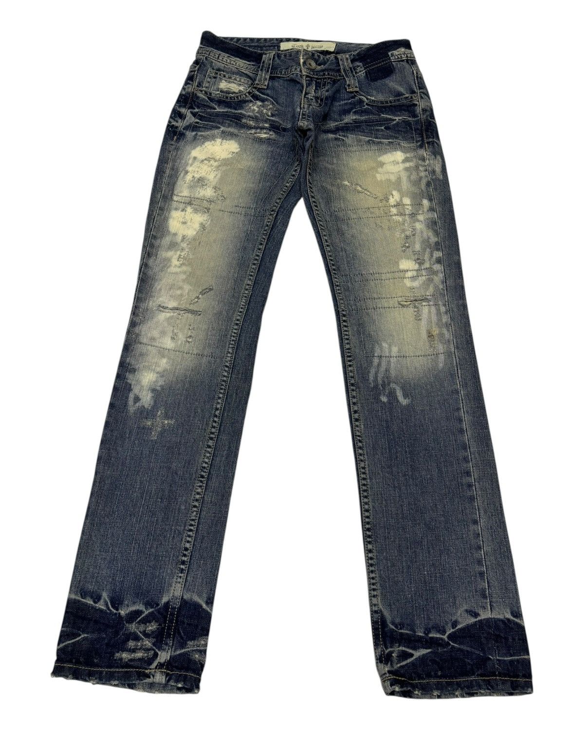 Cook Jeans Rare Cook Jeans Patchwork Distressed Denim Jeans Size US 28 / EU 44 - 5 Thumbnail